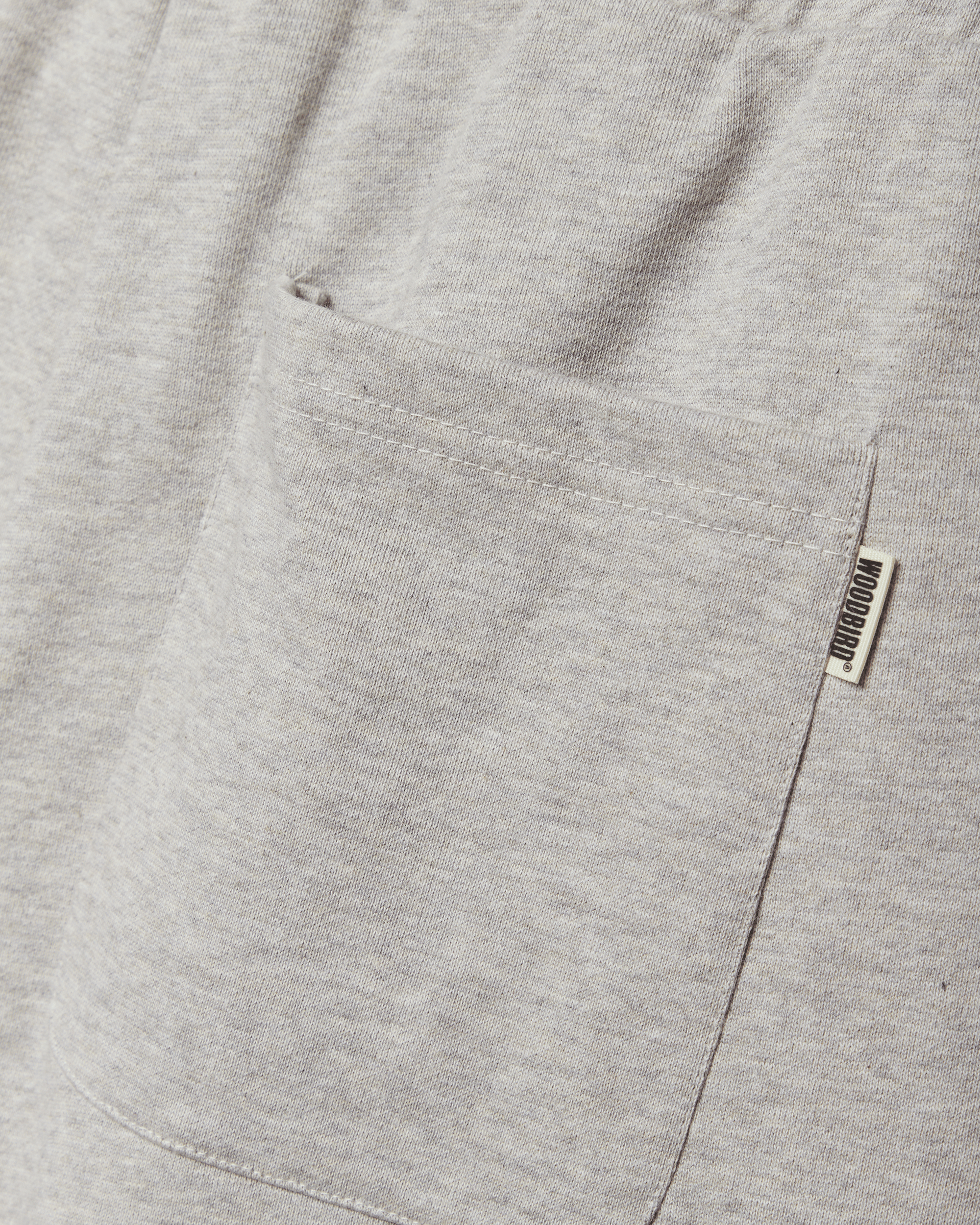 Woodbird WBBase Sweat Pants Pants Light Grey Melange