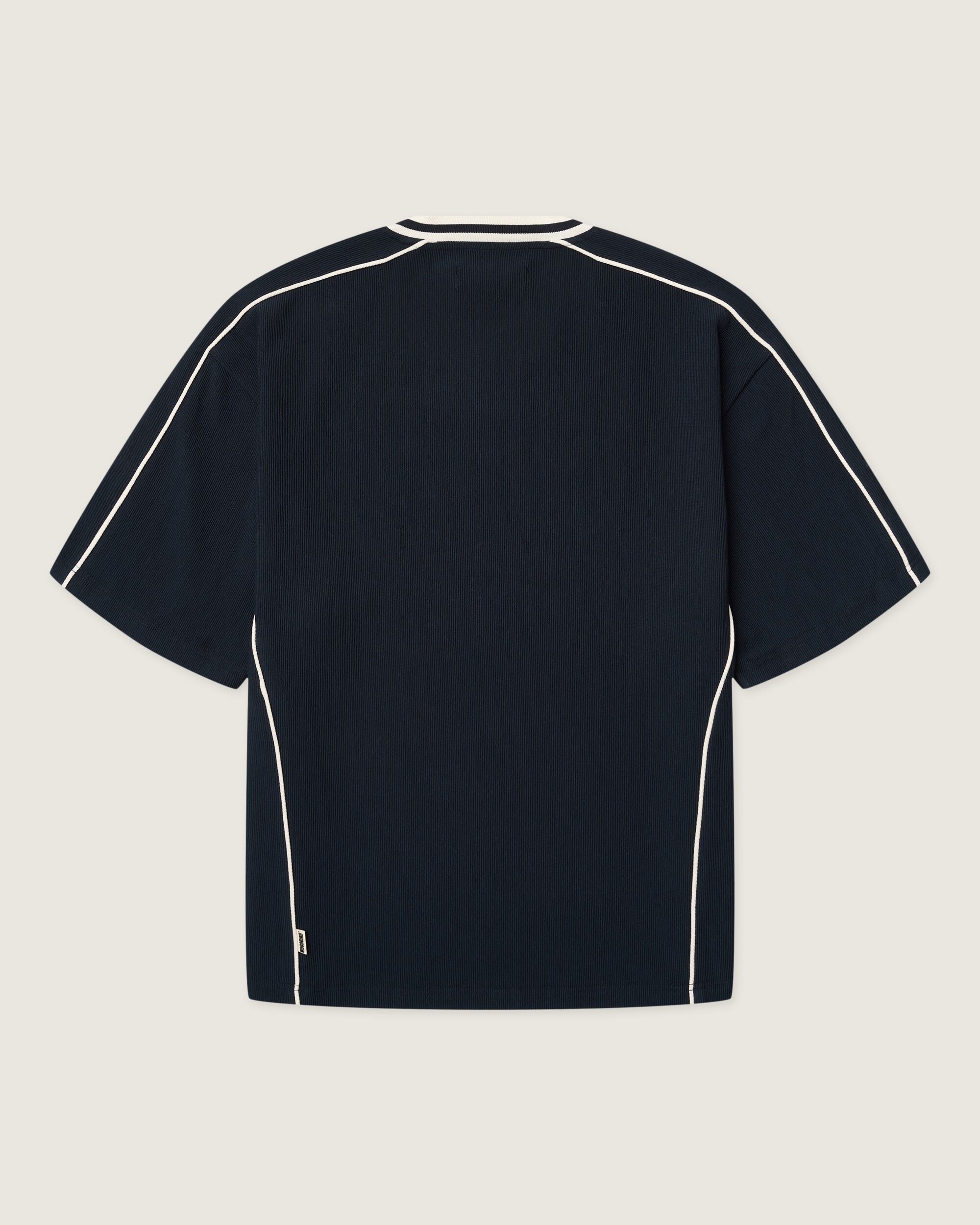 Woodbird WBBeam 90s Sport Tee T-Shirts Dark Navy