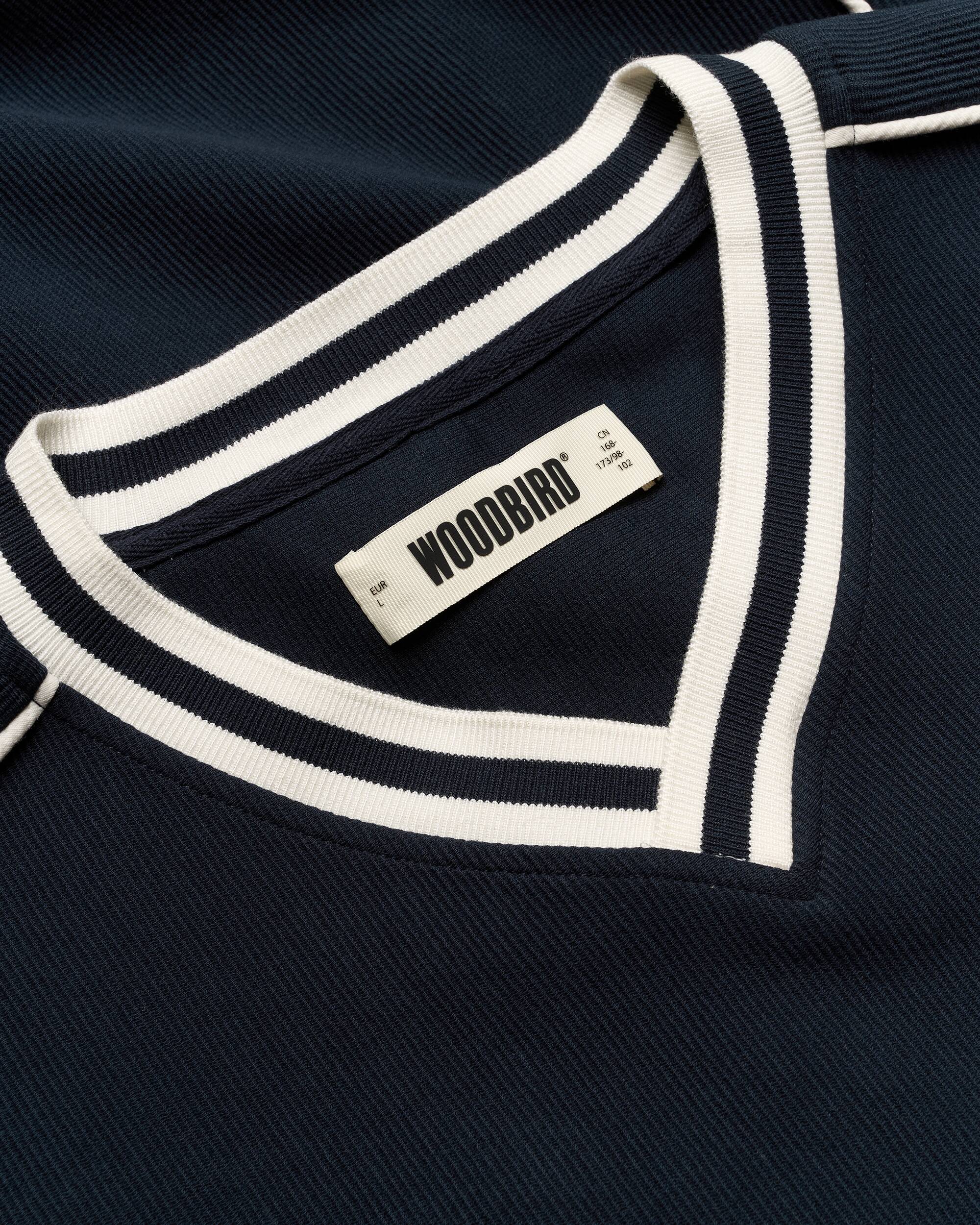 Woodbird WBBeam 90s Sport Tee T-Shirts Dark Navy