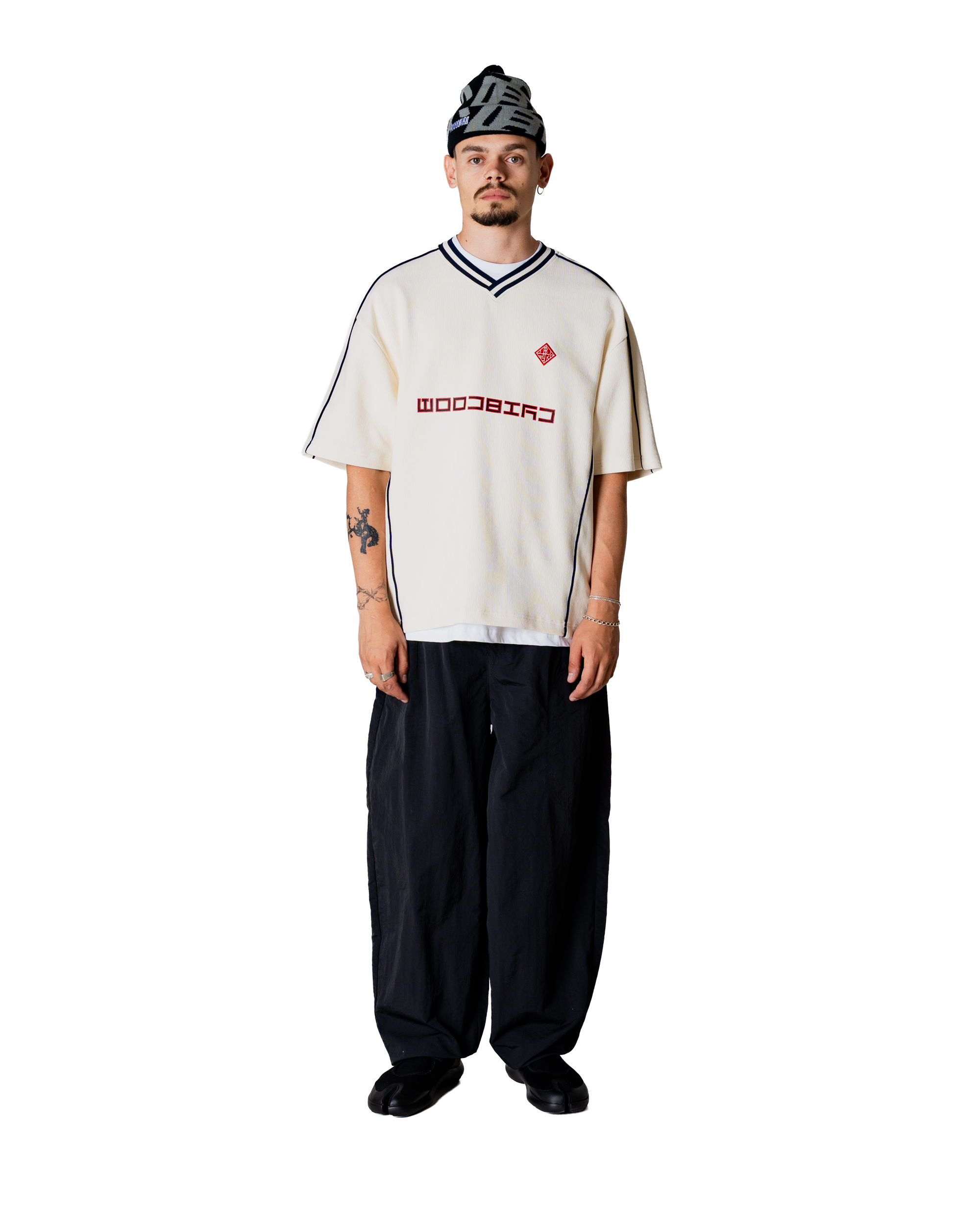 Woodbird WBBeam 90s Sport Tee T-Shirts Off White