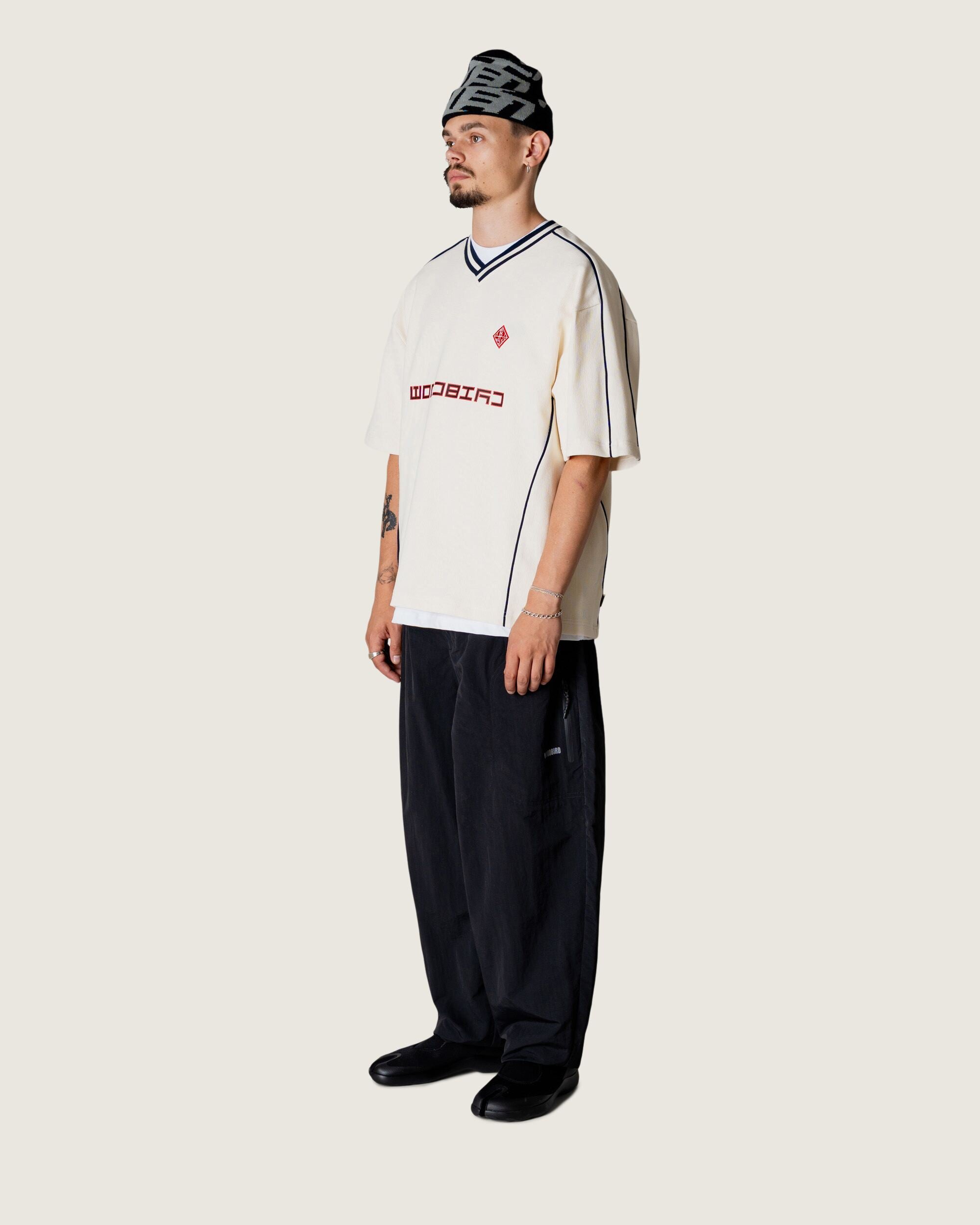 Woodbird WBBeam 90s Sport Tee T-Shirts Off White
