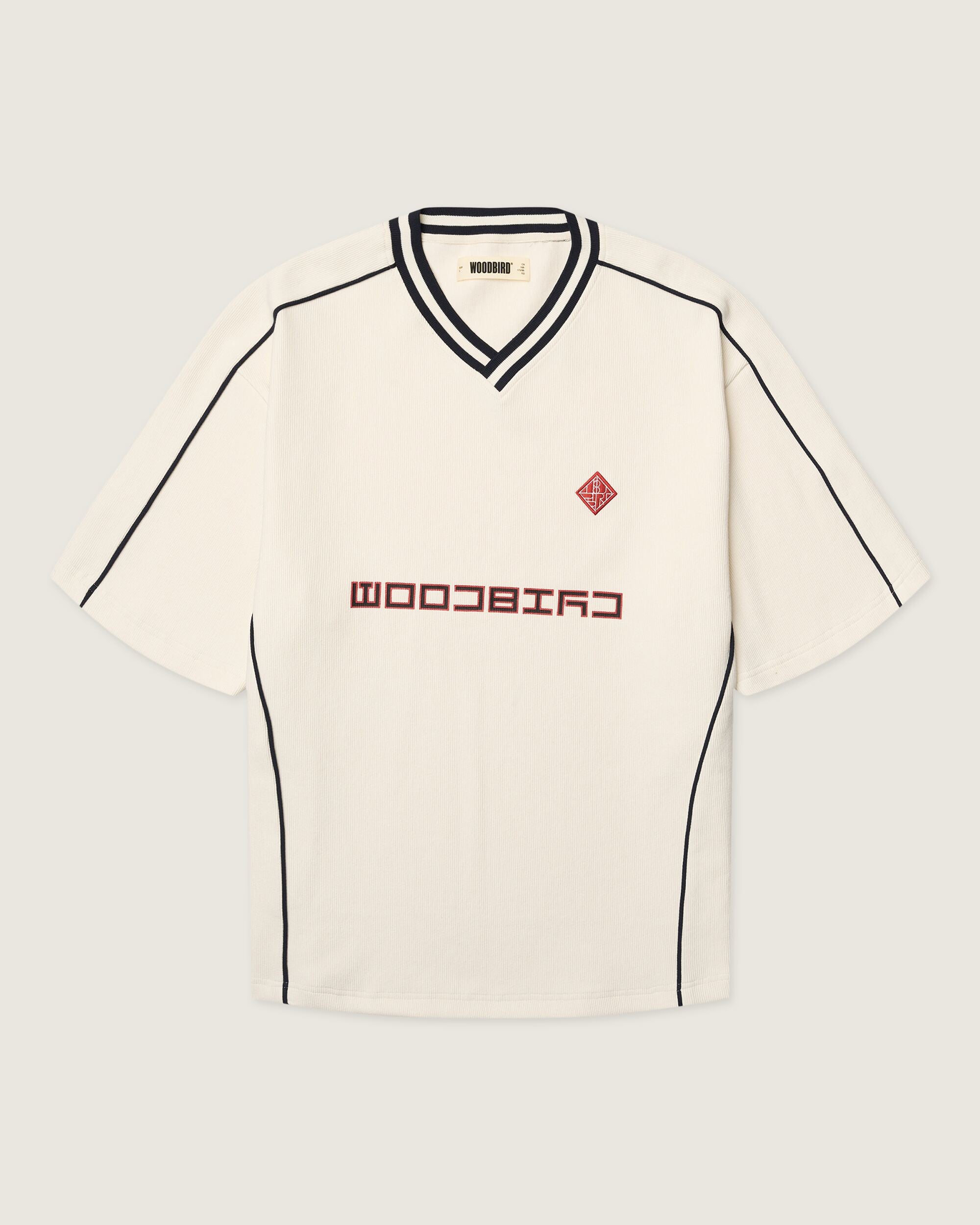 Woodbird WBBeam 90s Sport Tee T-Shirts Off White