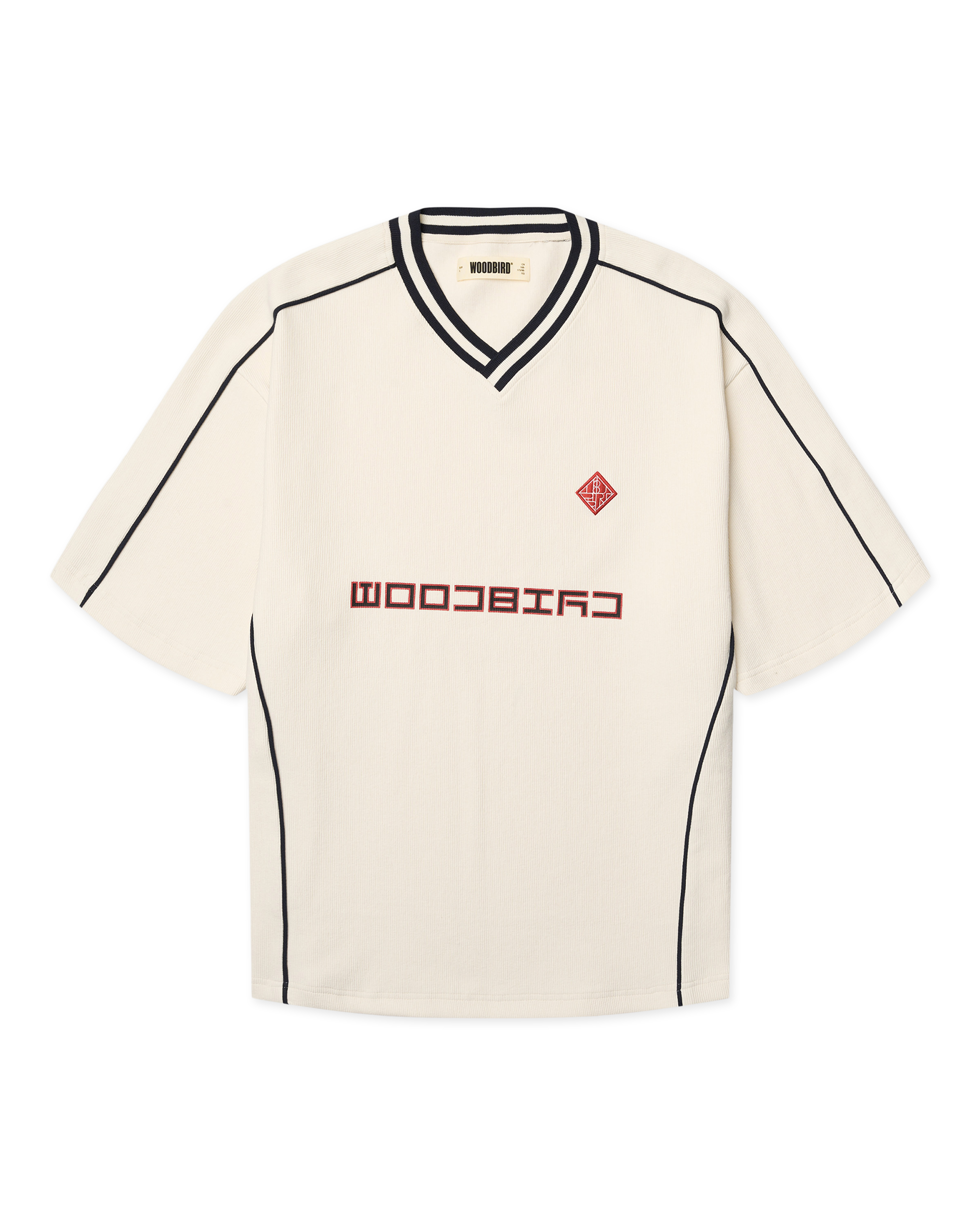 Woodbird WBBeam 90s Sport Tee T-Shirts Off White