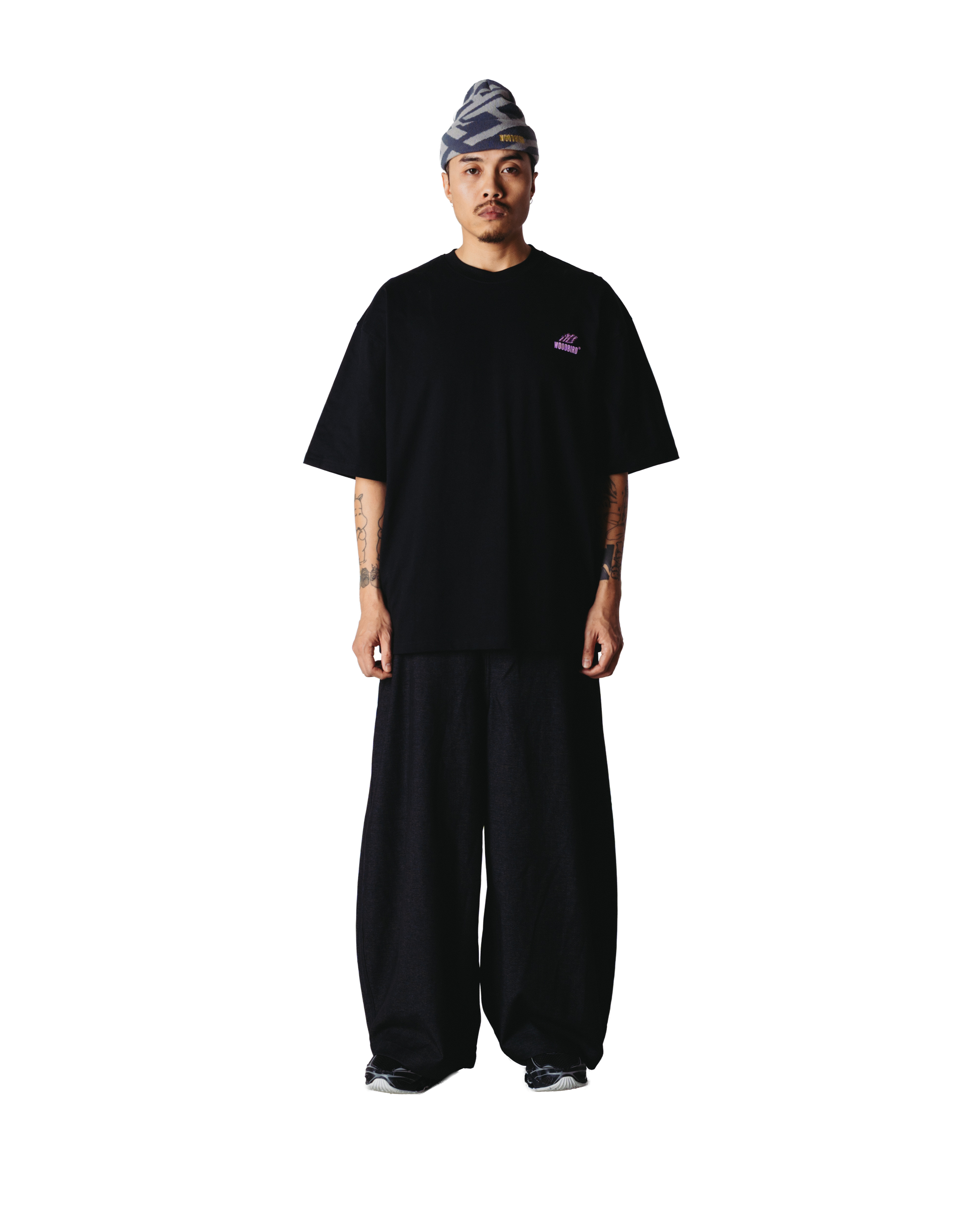 Woodbird WBBeam Action Tee T-Shirts Black