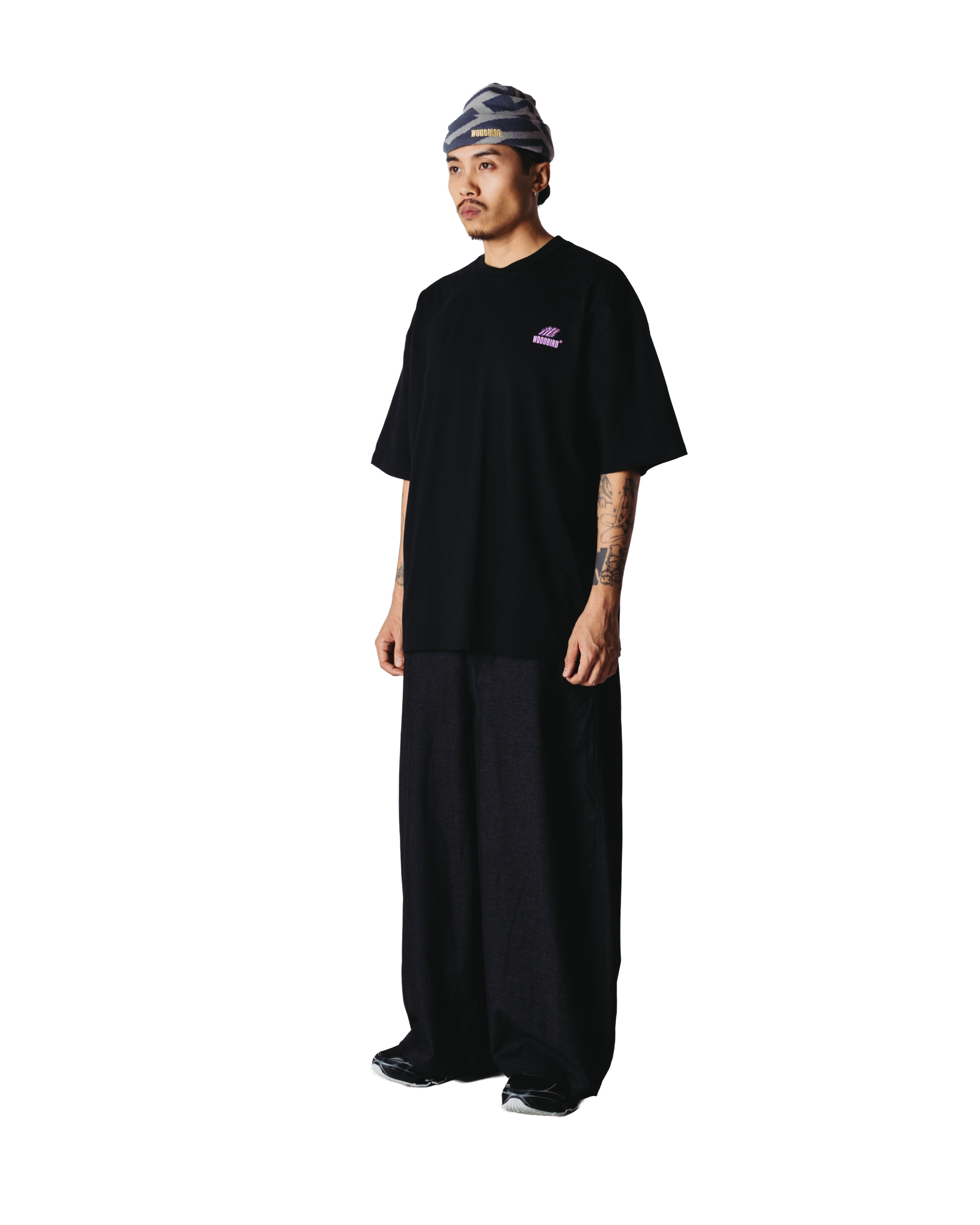 Woodbird WBBeam Action Tee T-Shirts Black