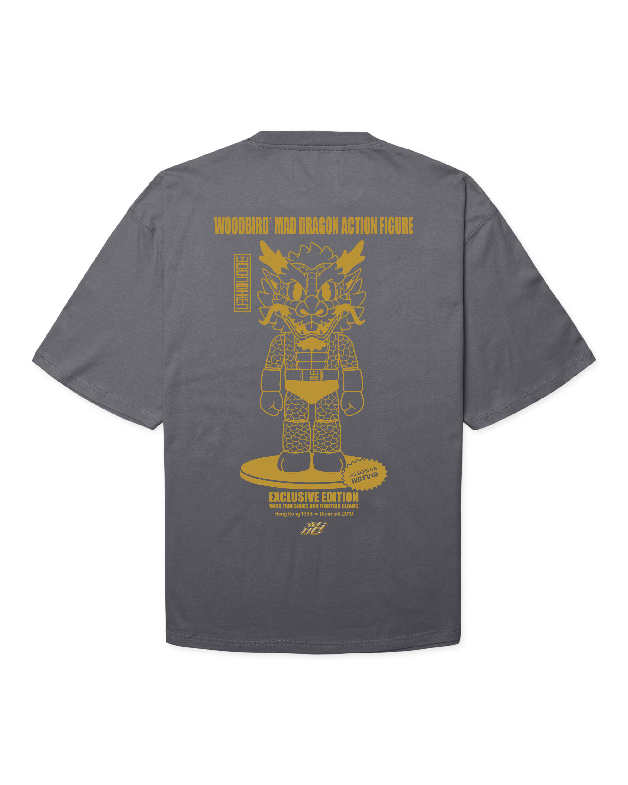 Woodbird WBBeam Action Tee T-Shirts Slate Blue