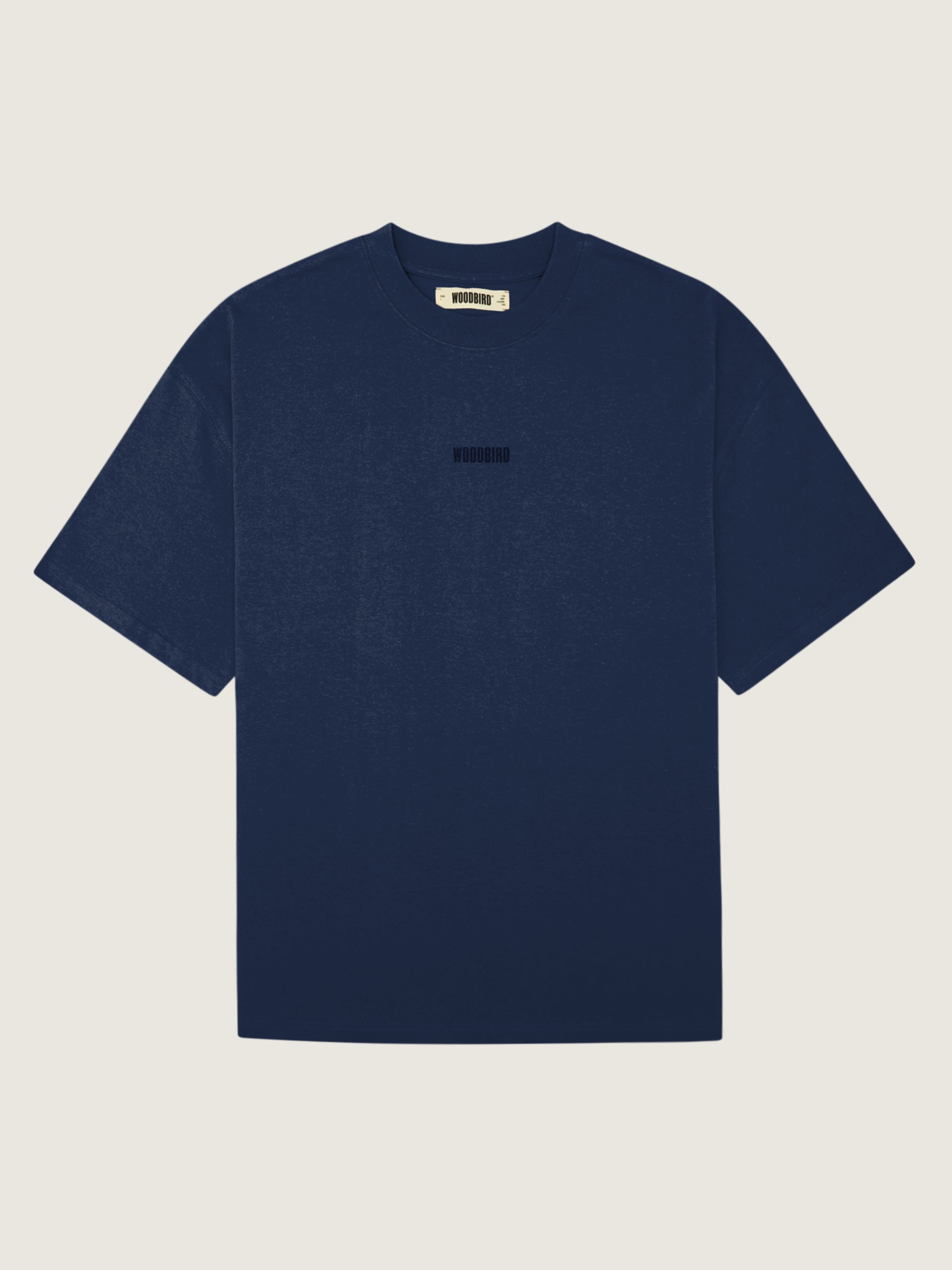 Woodbird WBBeam Base Tee T-Shirts Navy Blazer