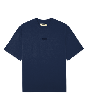 Woodbird WBBeam Base Tee T-Shirts Navy Blazer