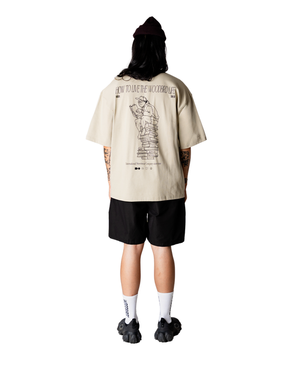 Woodbird WBBeam Book Tee T-Shirts Stone