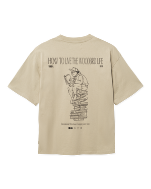 Woodbird WBBeam Book Tee T-Shirts Stone