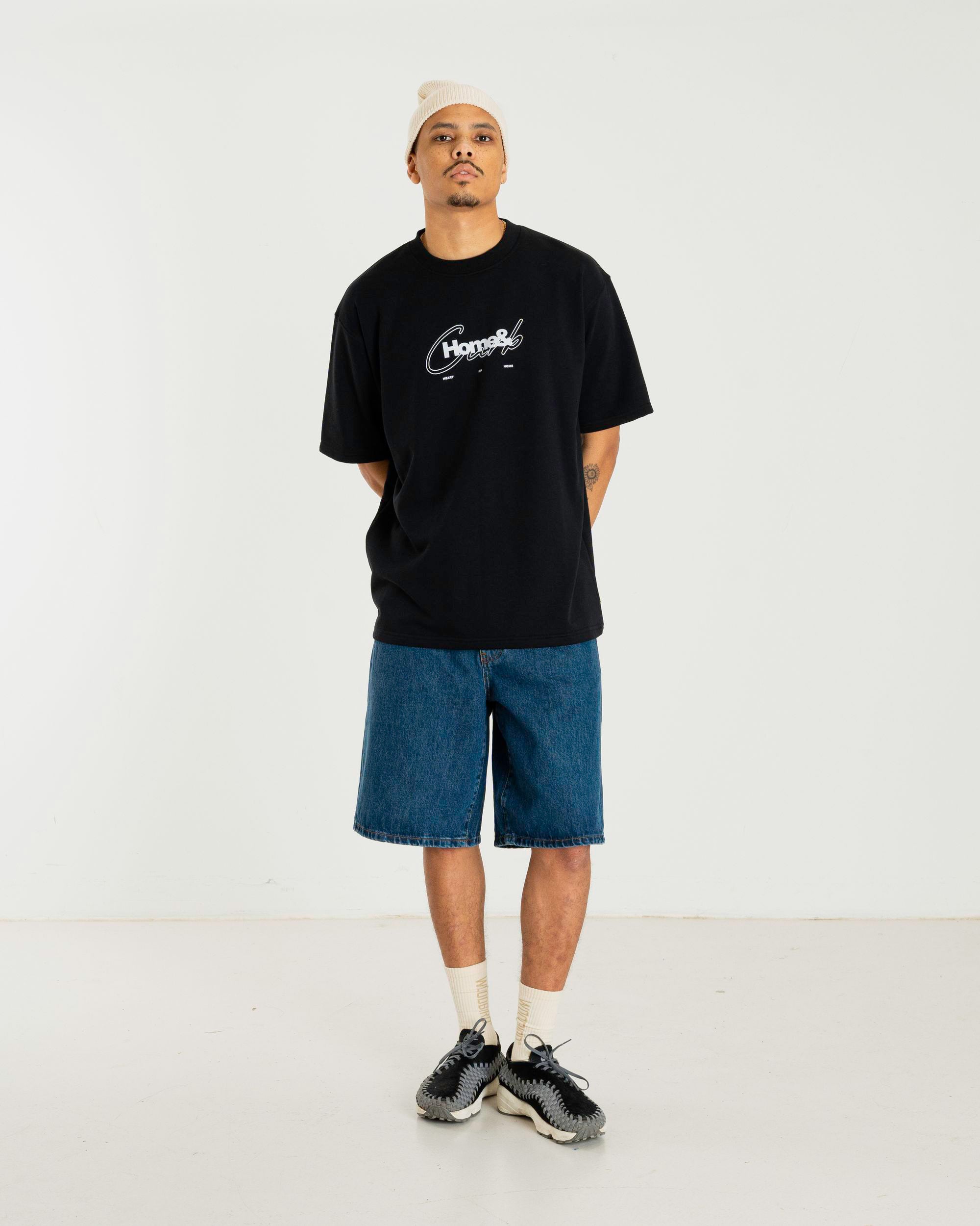 Woodbird WBBeam Curb Tee T-Shirts Black