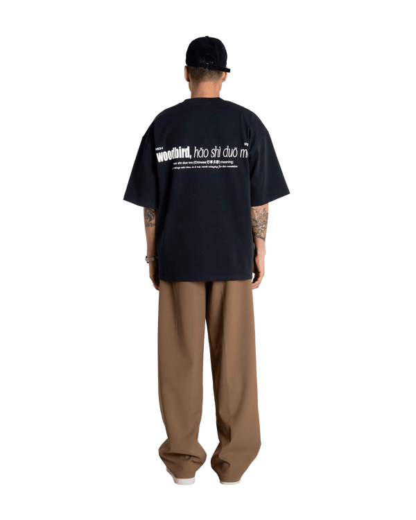 Woodbird WBBeam Hao Tee T-Shirts Black