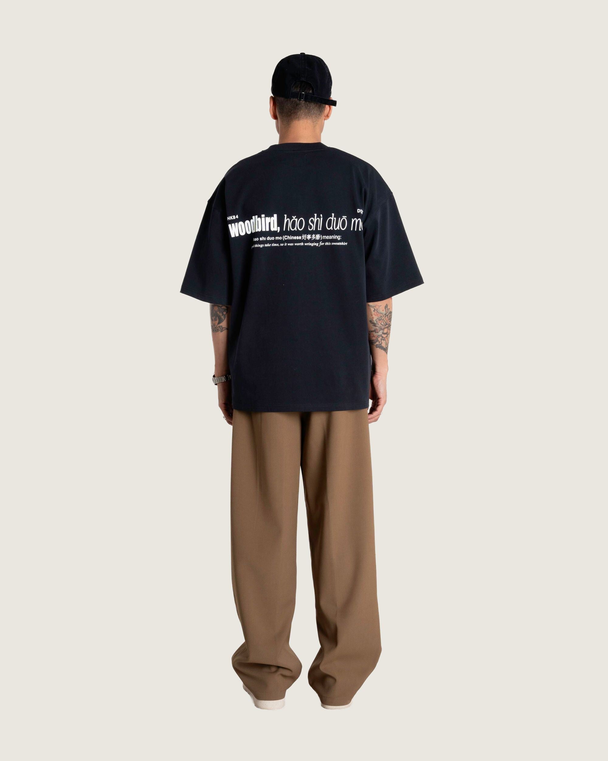 Woodbird WBBeam Hao Tee T-Shirts Black