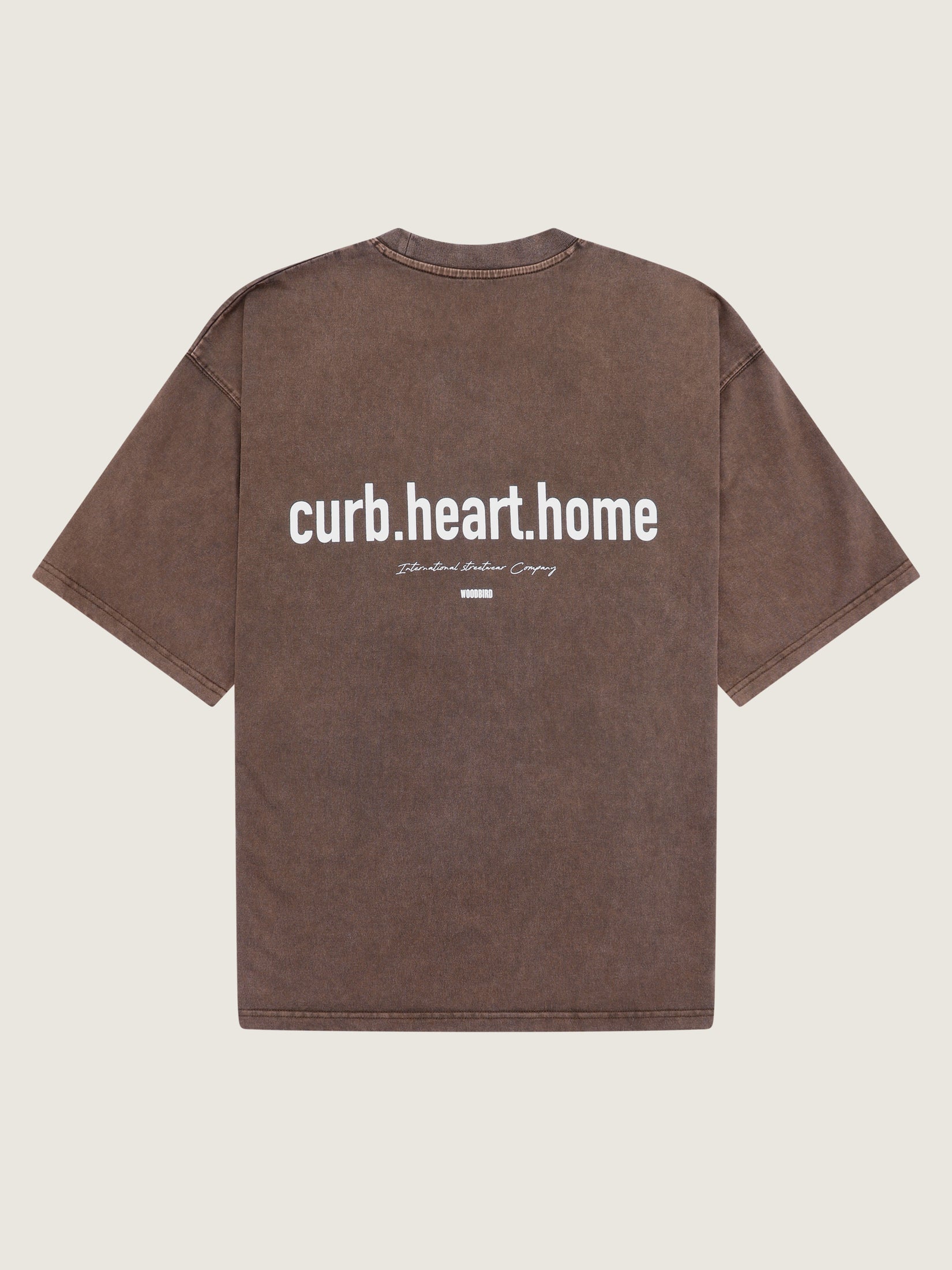 Woodbird WBBeam Home Tee T-Shirts Brown