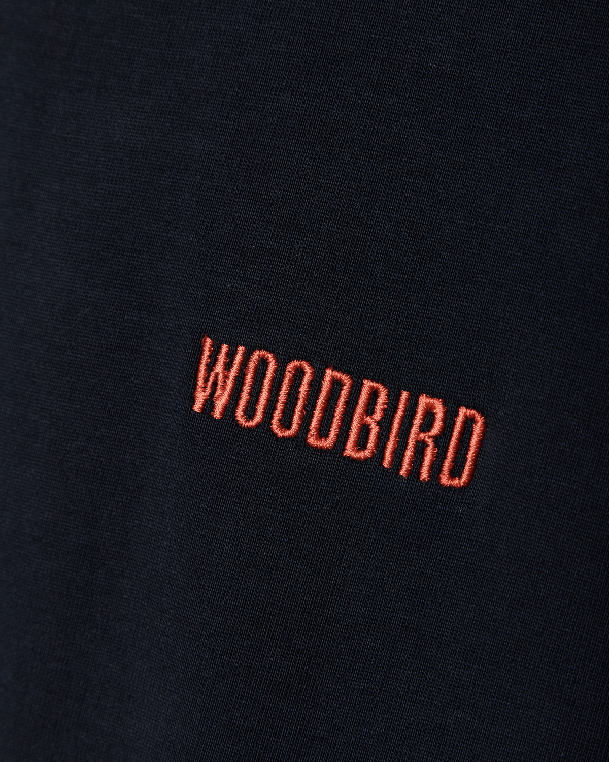 Woodbird WBBeam LS Retro Tee T-Shirts Dark Navy