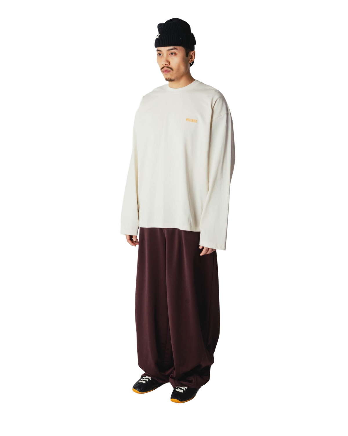 Woodbird WBBeam LS Retro Tee T-Shirts Off White