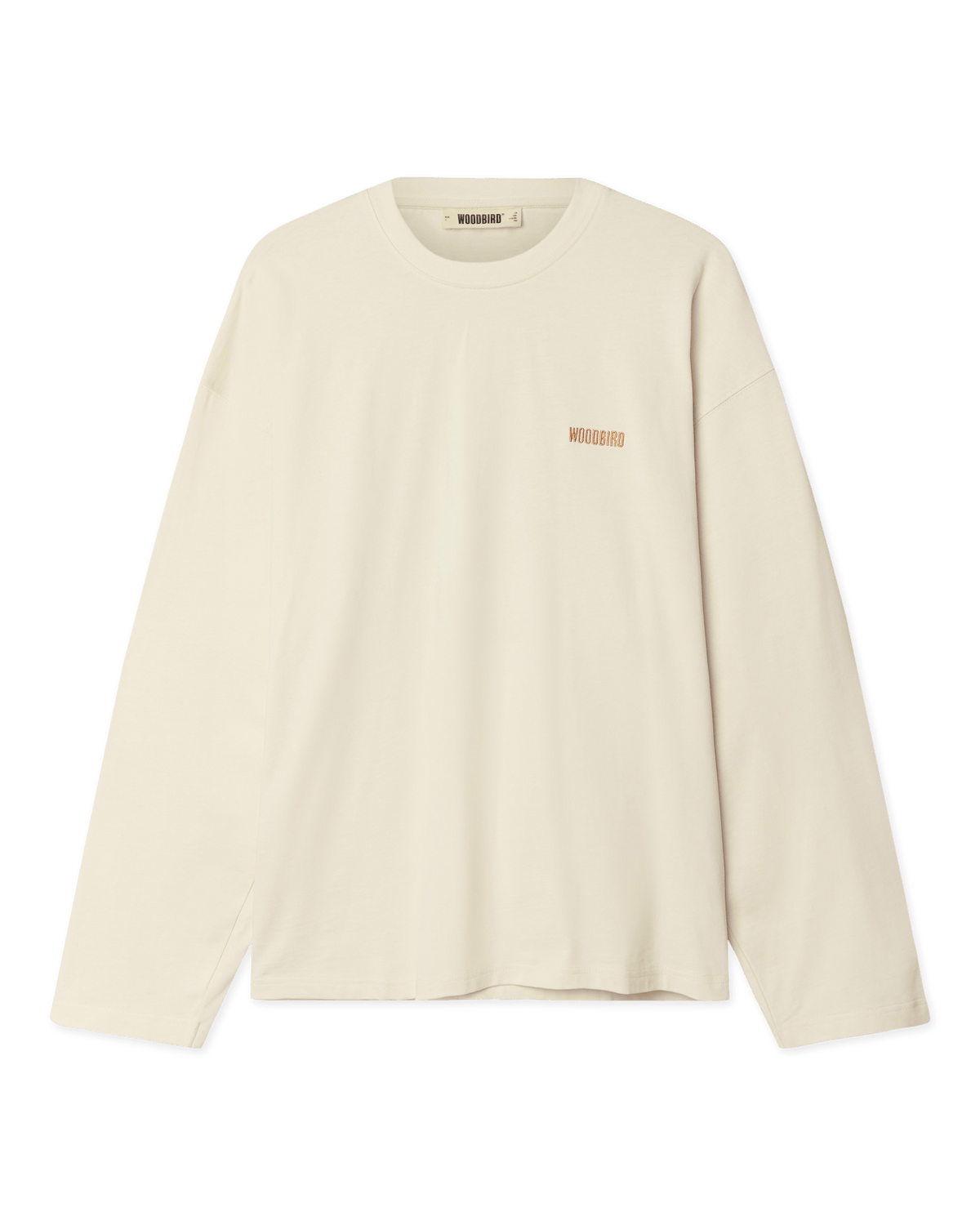 Woodbird WBBeam LS Retro Tee T-Shirts Off White