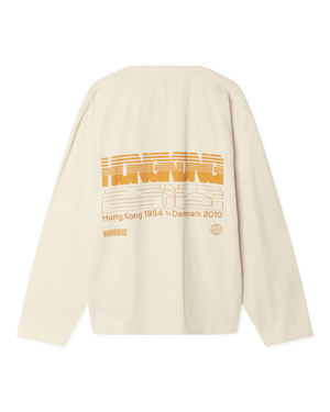 Woodbird WBBeam LS Retro Tee T-Shirts Off White