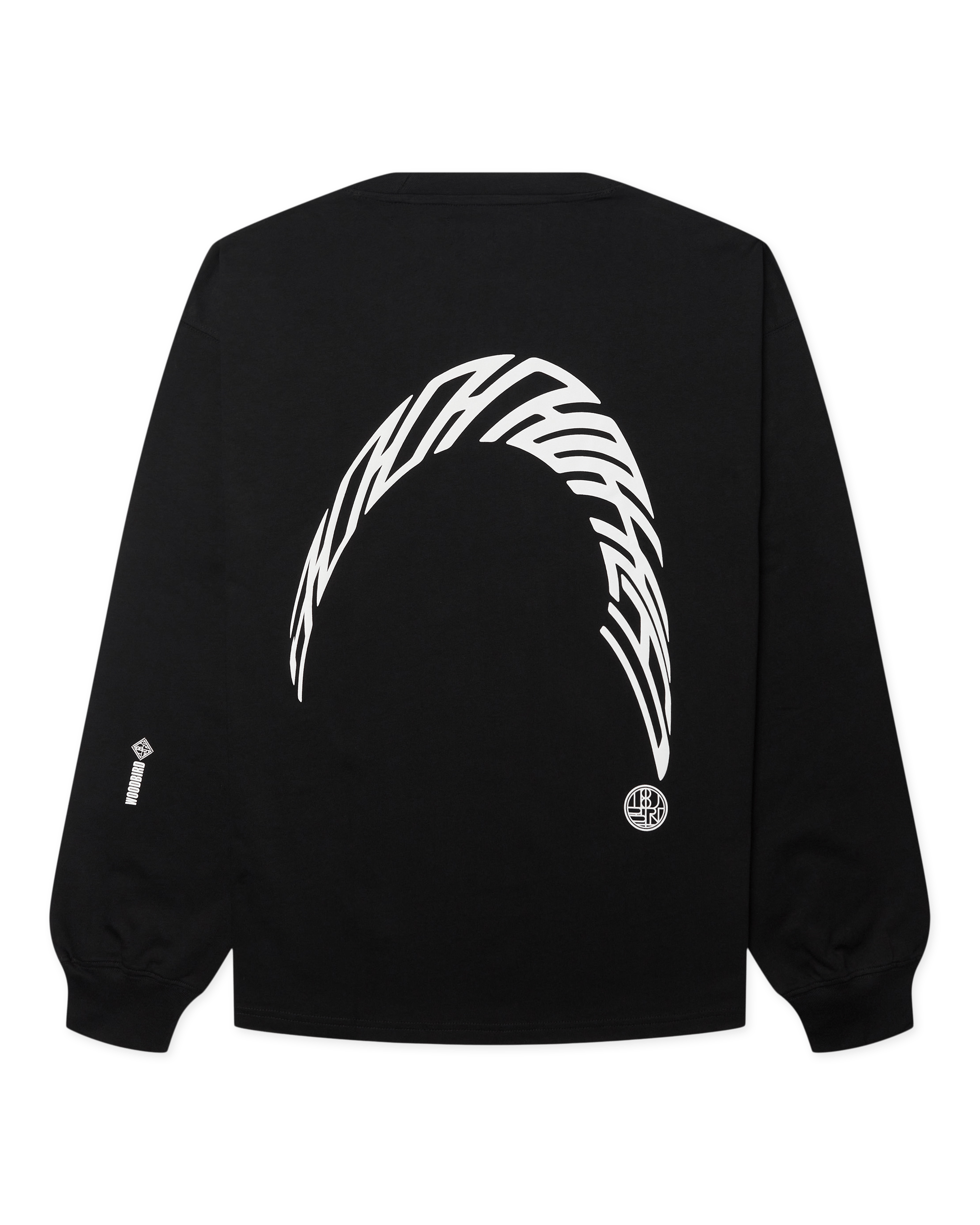 Woodbird WBBeam LS Warp Tee T-Shirts Black