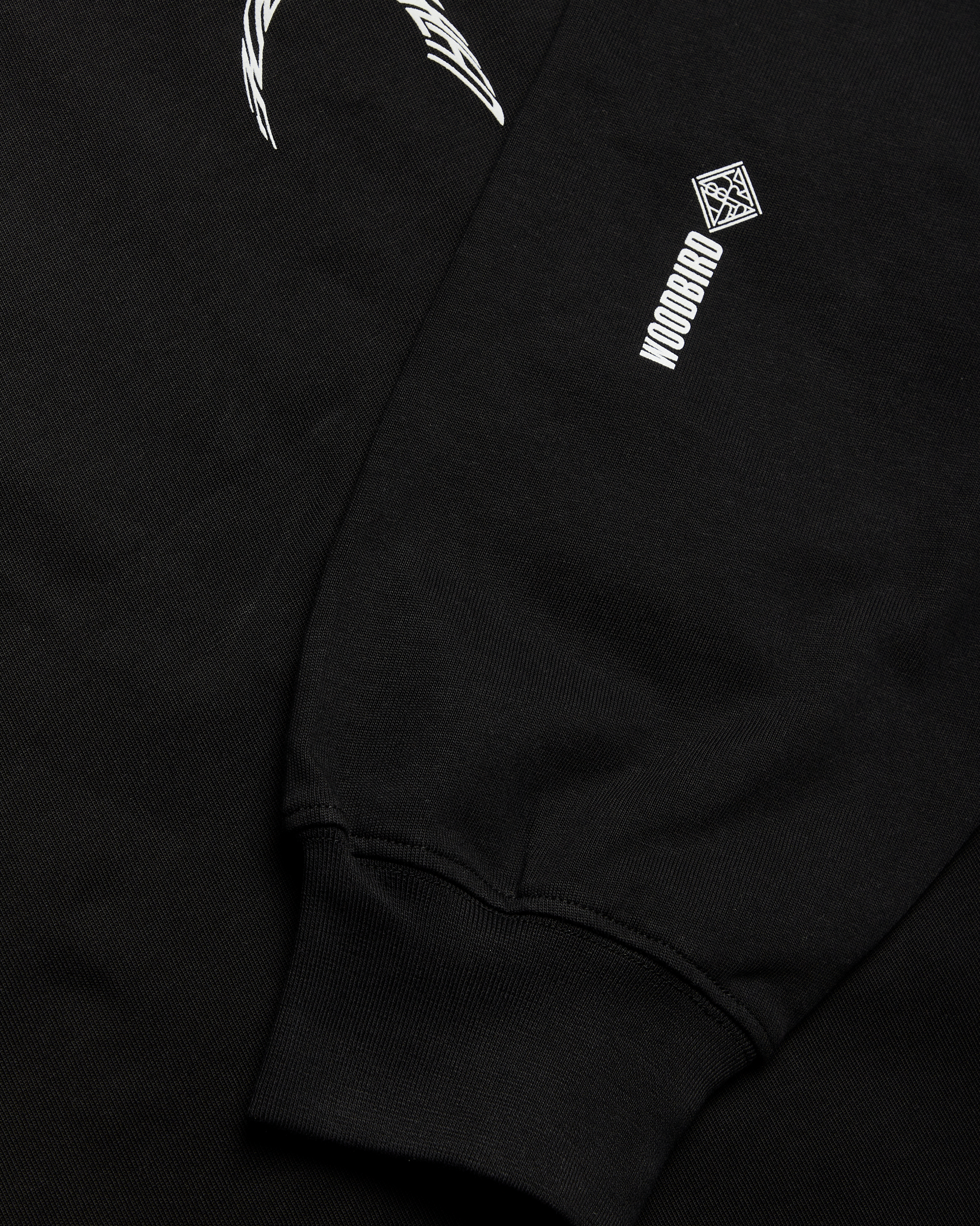 Woodbird WBBeam LS Warp Tee T-Shirts Black