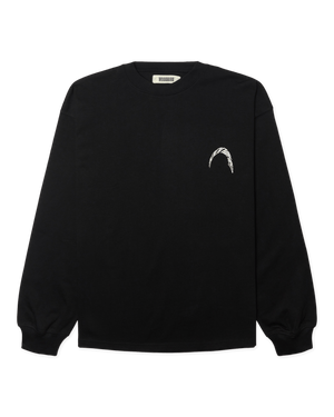 Woodbird WBBeam LS Warp Tee T-Shirts Black