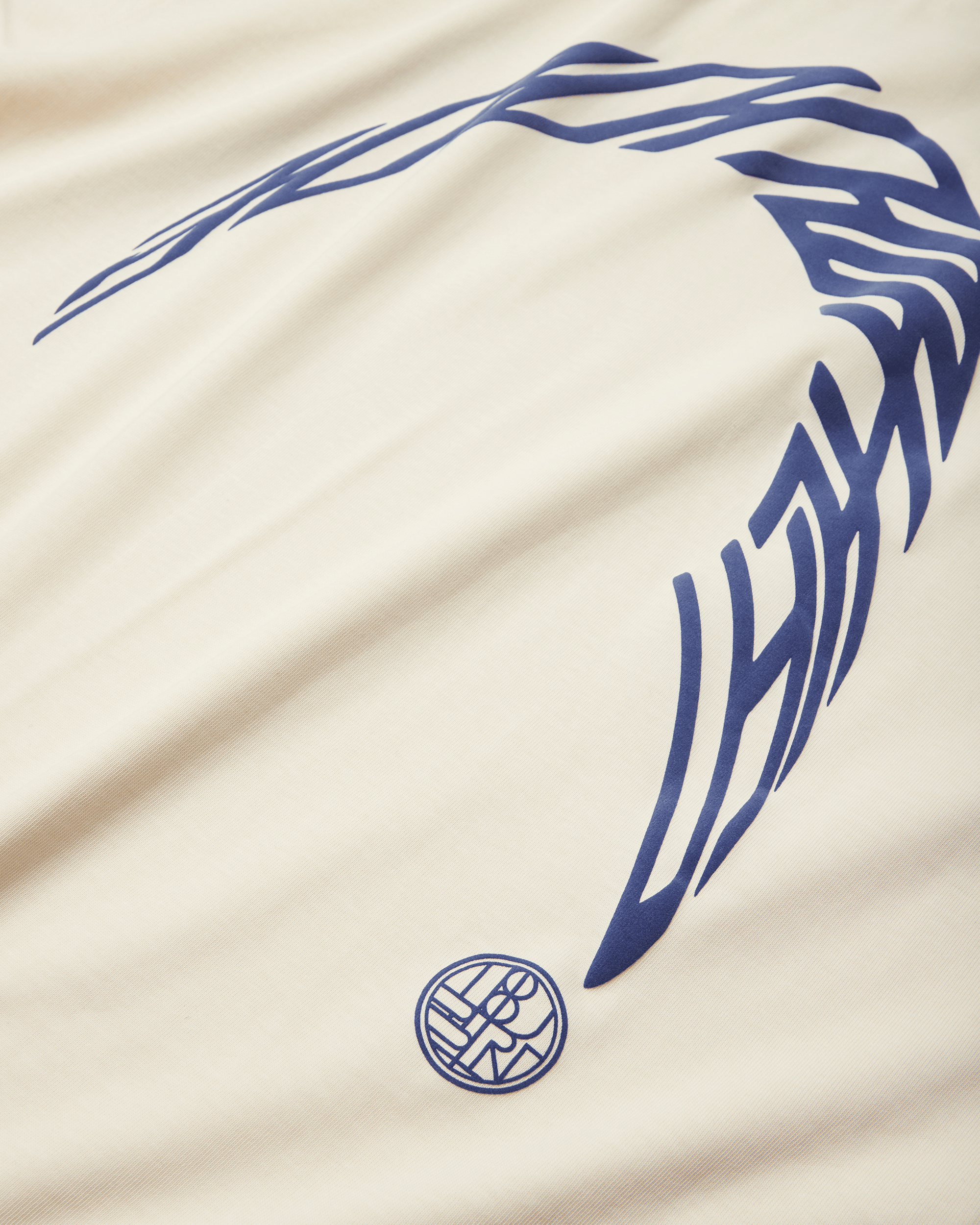 Woodbird WBBeam LS Warp Tee T-Shirts Off White