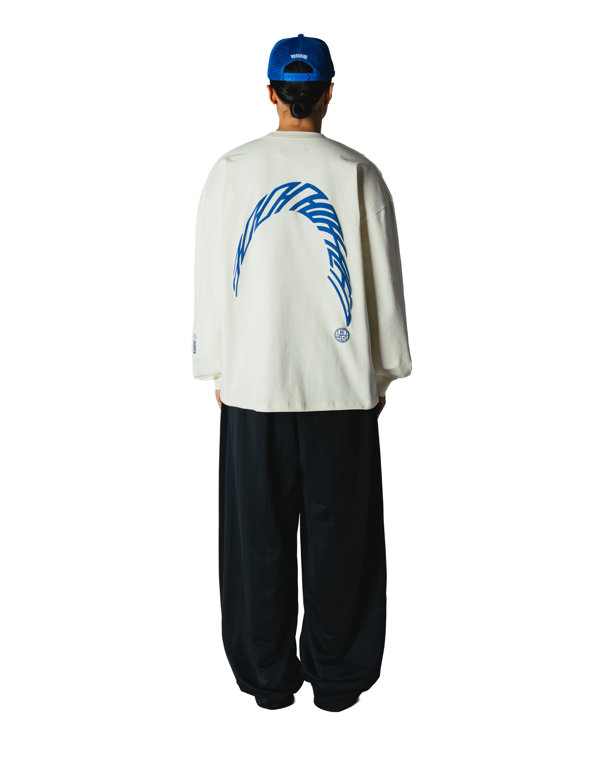 Woodbird WBBeam LS Warp Tee T-Shirts Off White