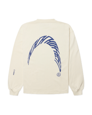 Woodbird WBBeam LS Warp Tee T-Shirts Off White