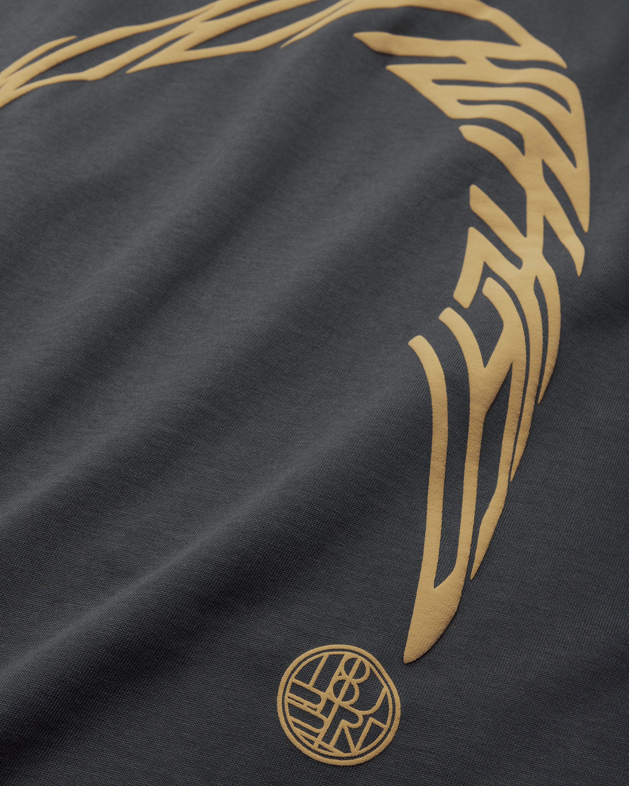 Woodbird WBBeam LS Warp Tee T-Shirts Slate Blue