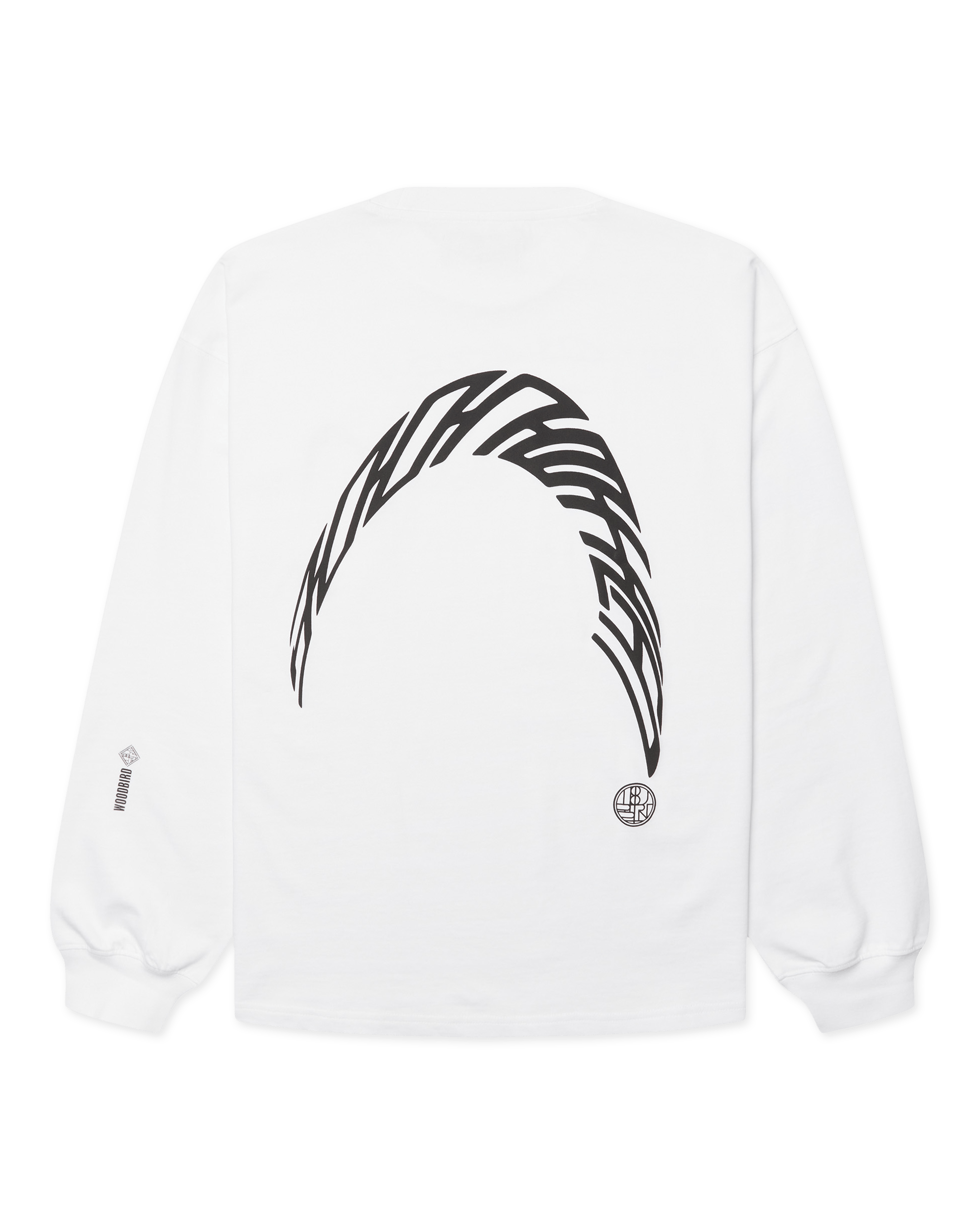 Woodbird WBBeam LS Warp Tee T-Shirts White