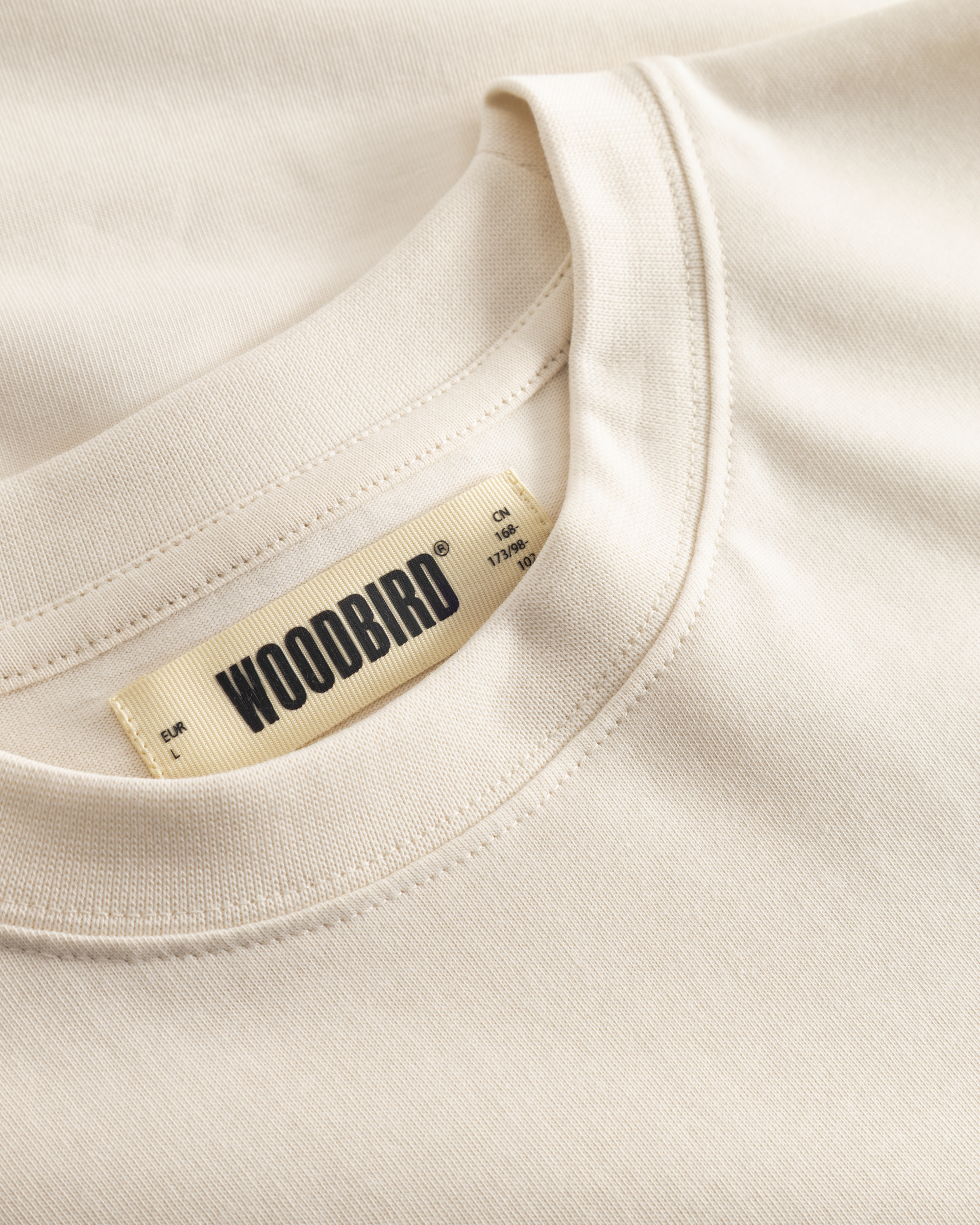 Woodbird WBBeam L/S Nine Tee T-Shirts Off White