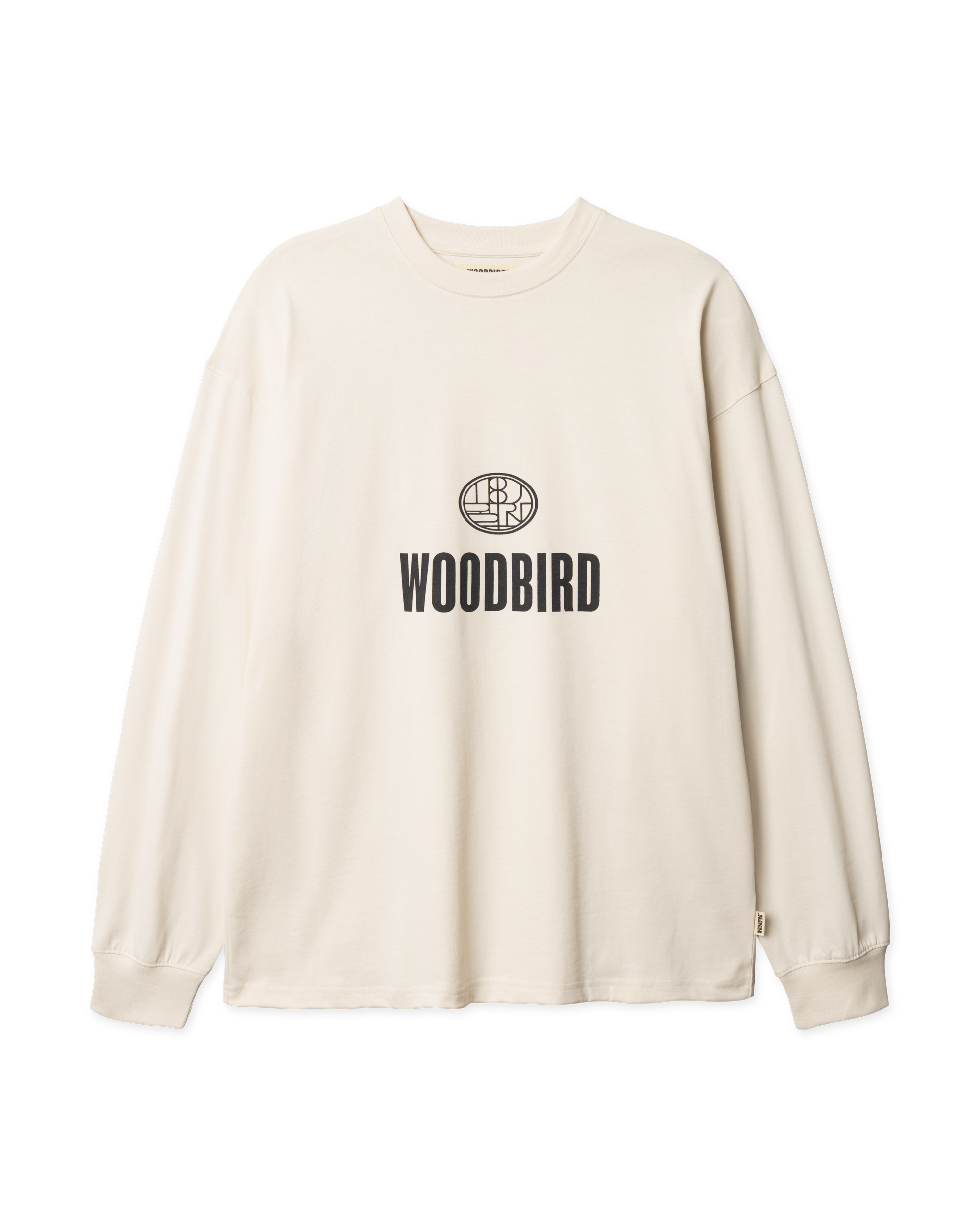 Woodbird WBBeam L/S Nine Tee T-Shirts Off White