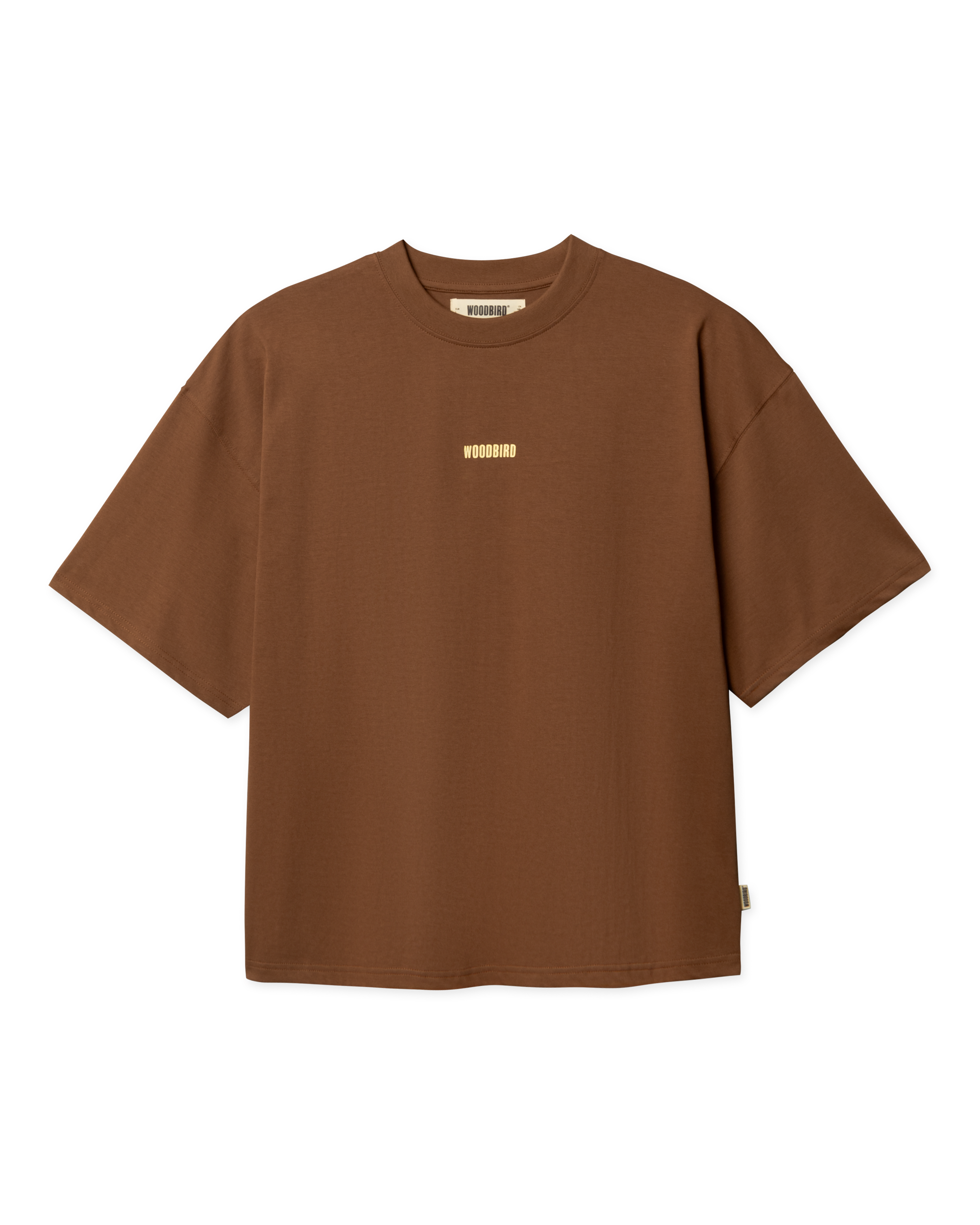 Woodbird WBBeam Lion Tee T-Shirts Mid Brown