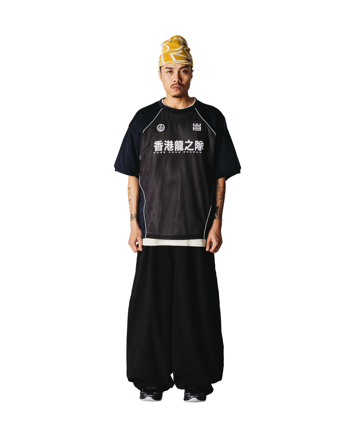 Woodbird WBBeam Mesh Cut Tee T-Shirts Black