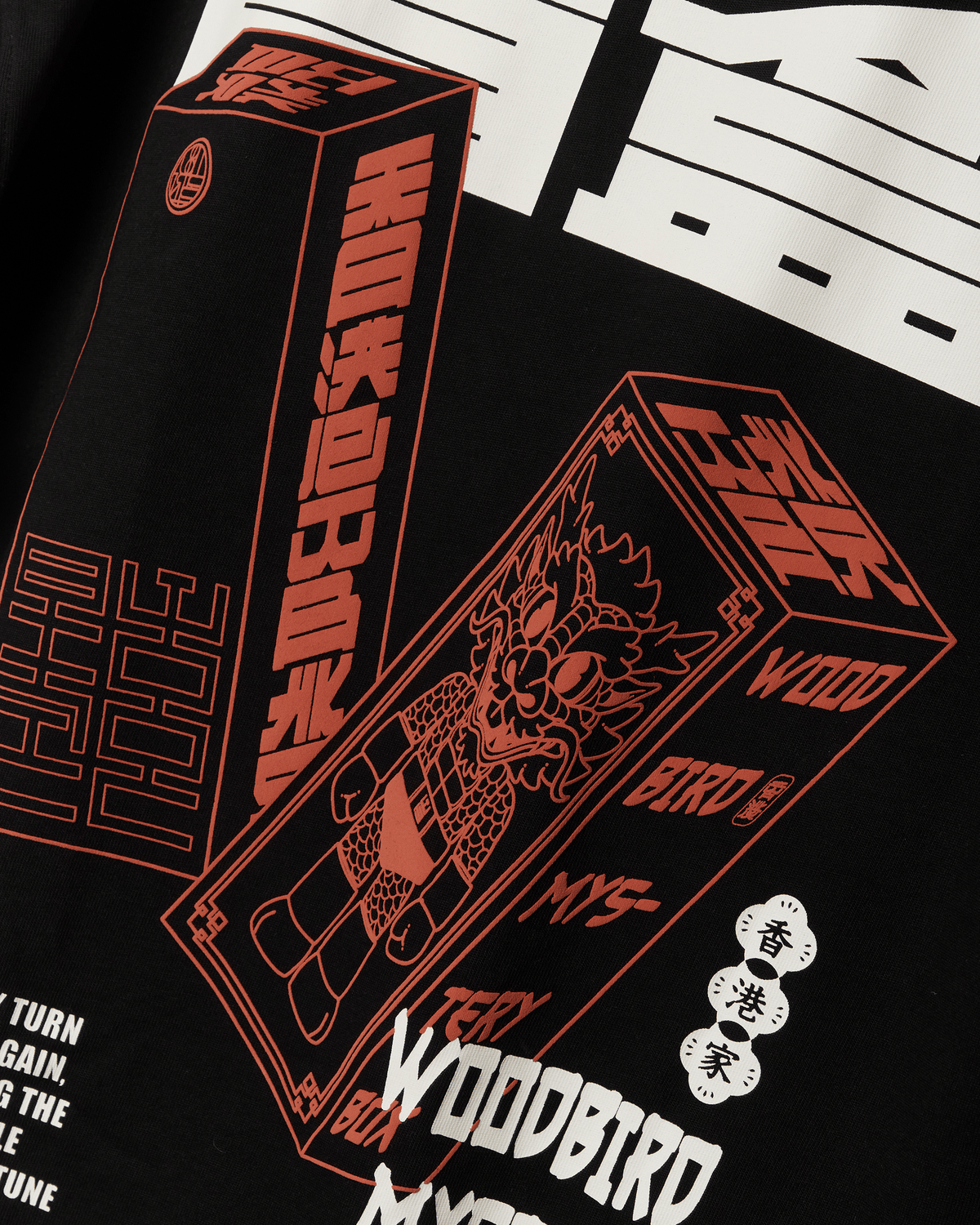 Woodbird WBBeam Mystery Tee T-Shirts Black