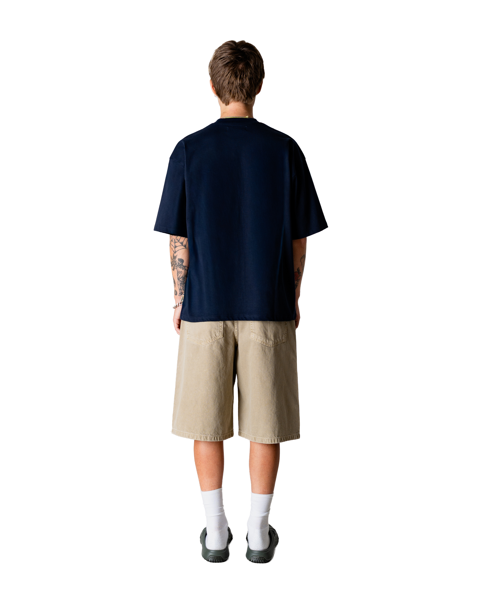 Woodbird WBBeam Nine Tee T-Shirts Dark Navy