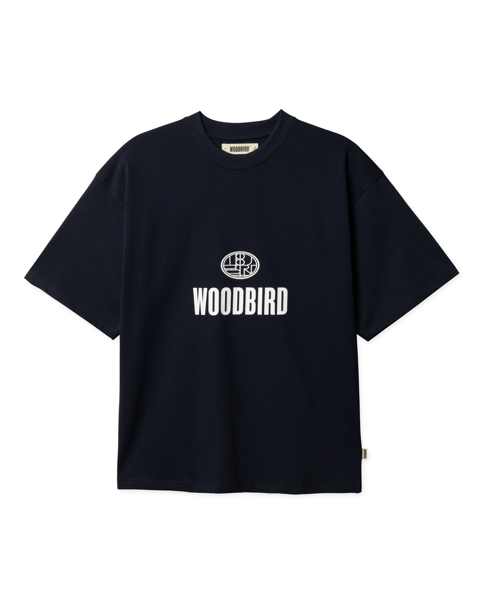 Woodbird WBBeam Nine Tee T-Shirts Dark Navy