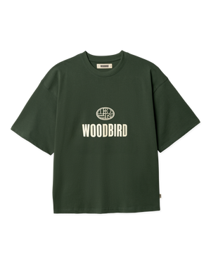 Woodbird WBBeam Nine Tee T-Shirts Pine Green