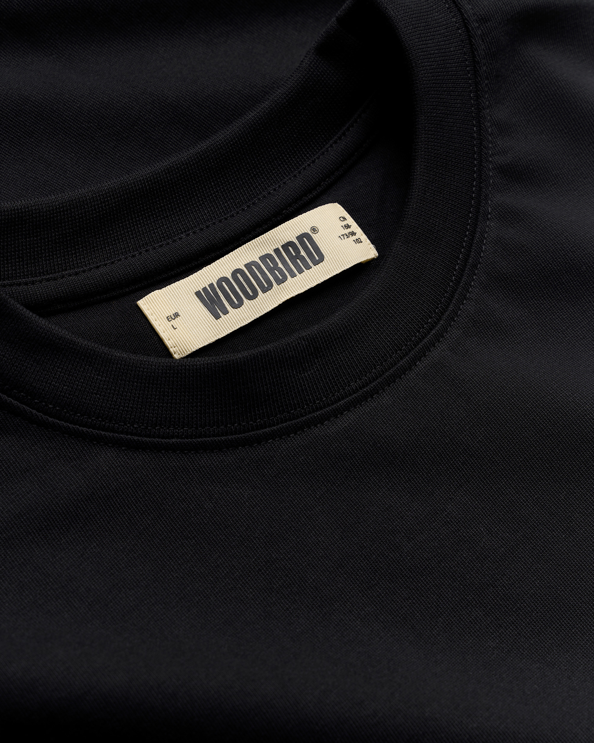 Woodbird WBBeam Seat Tee T-Shirts Black