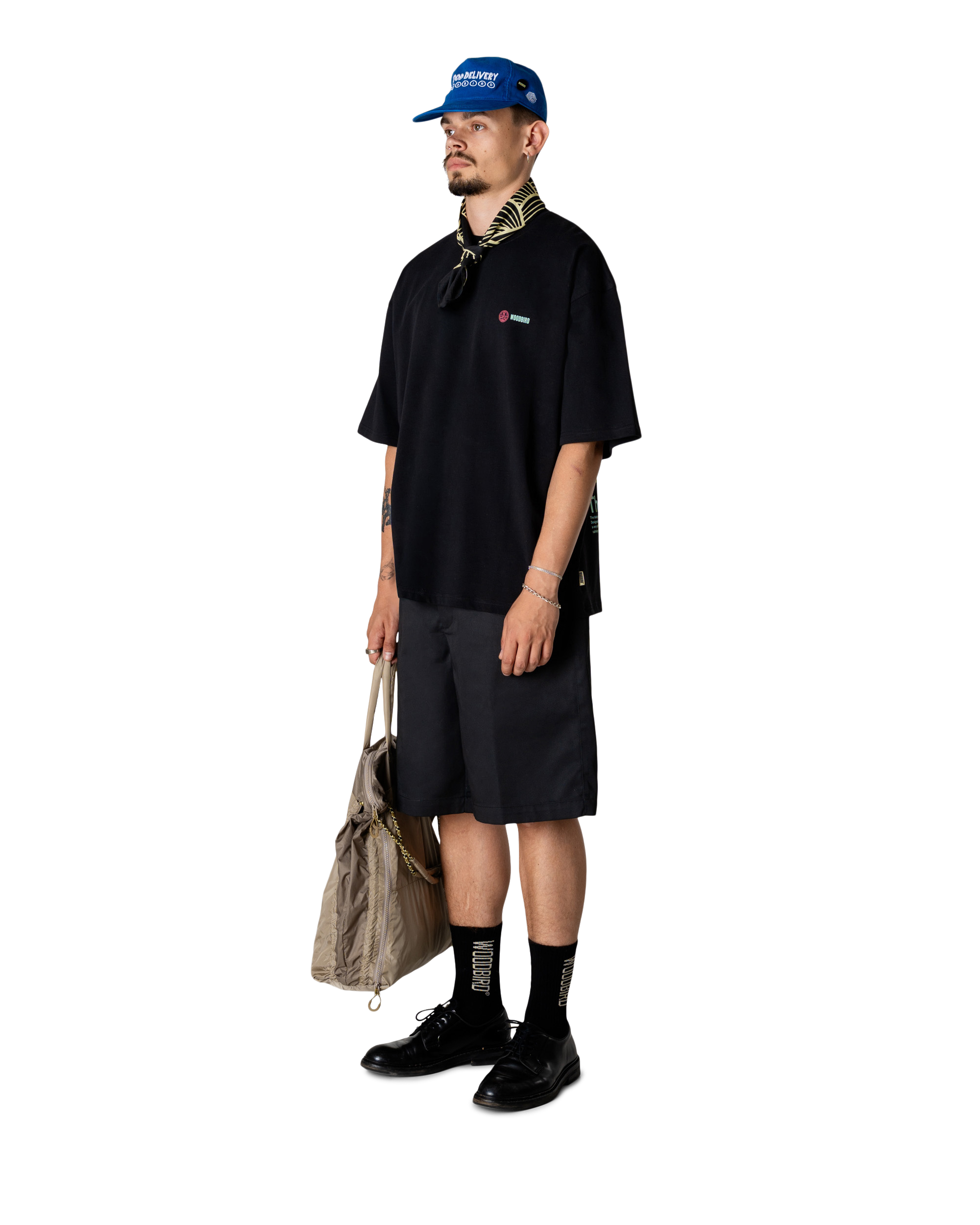 Woodbird WBBeam Seat Tee T-Shirts Black