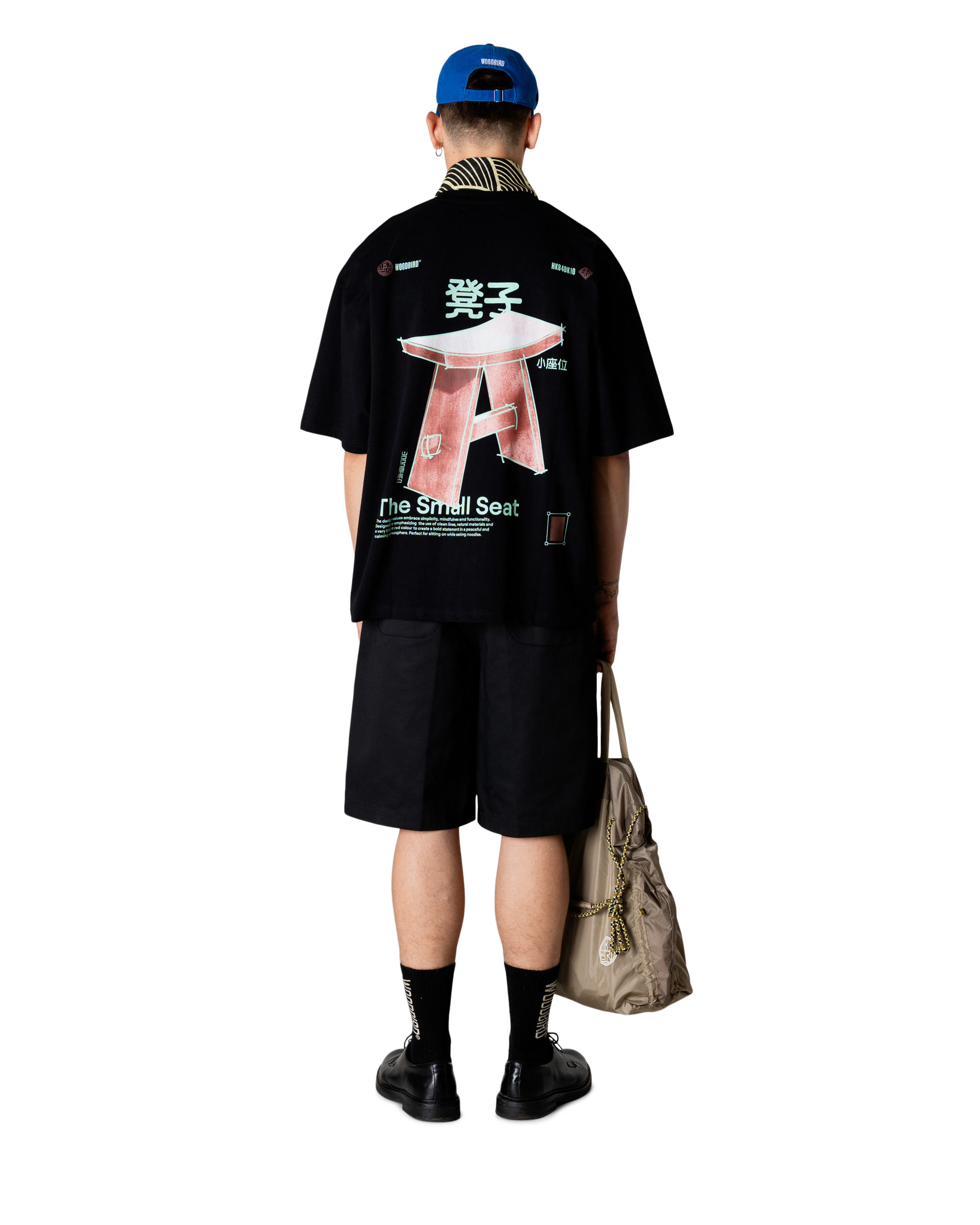 Woodbird WBBeam Seat Tee T-Shirts Black