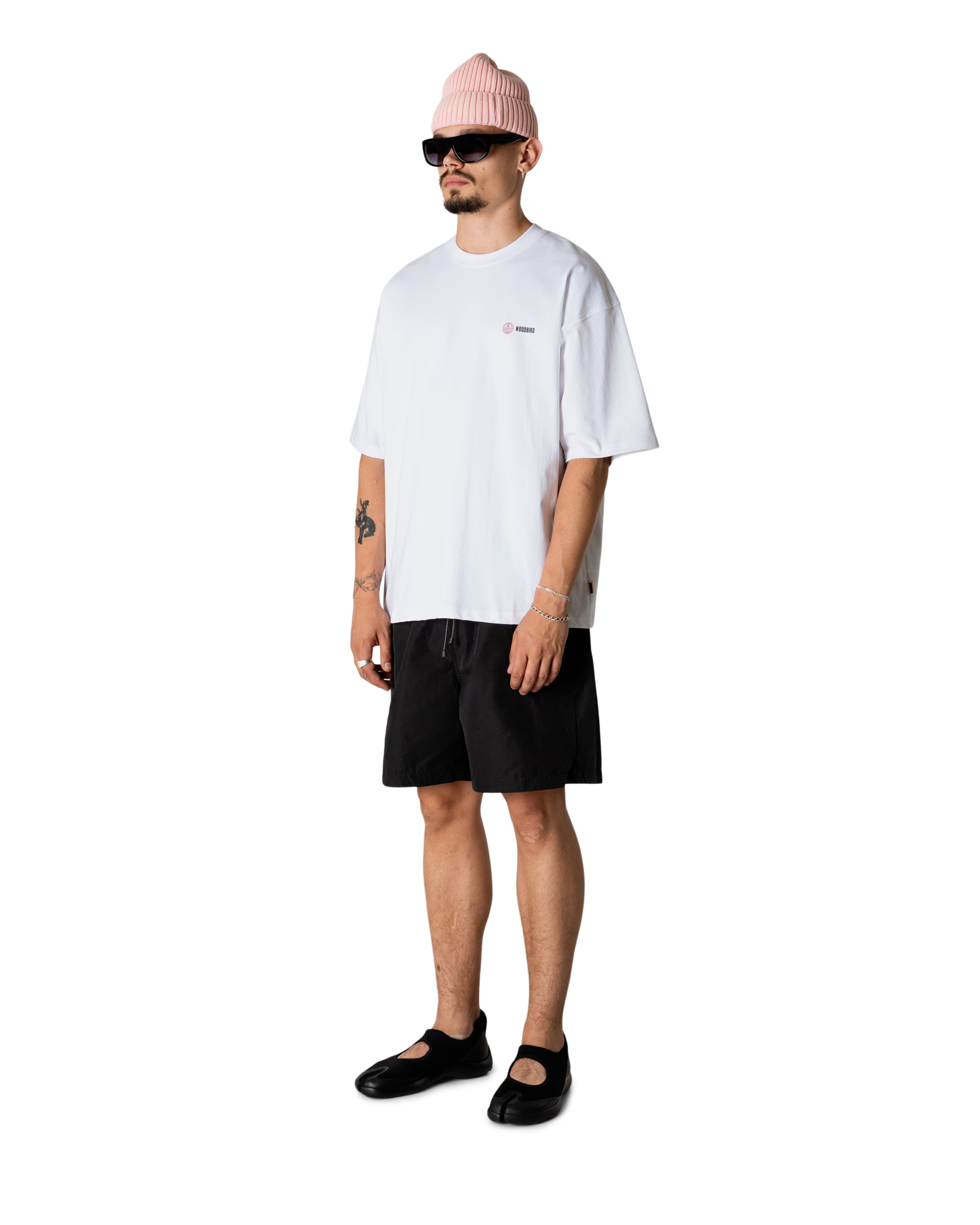 Woodbird WBBeam Seat Tee T-Shirts White