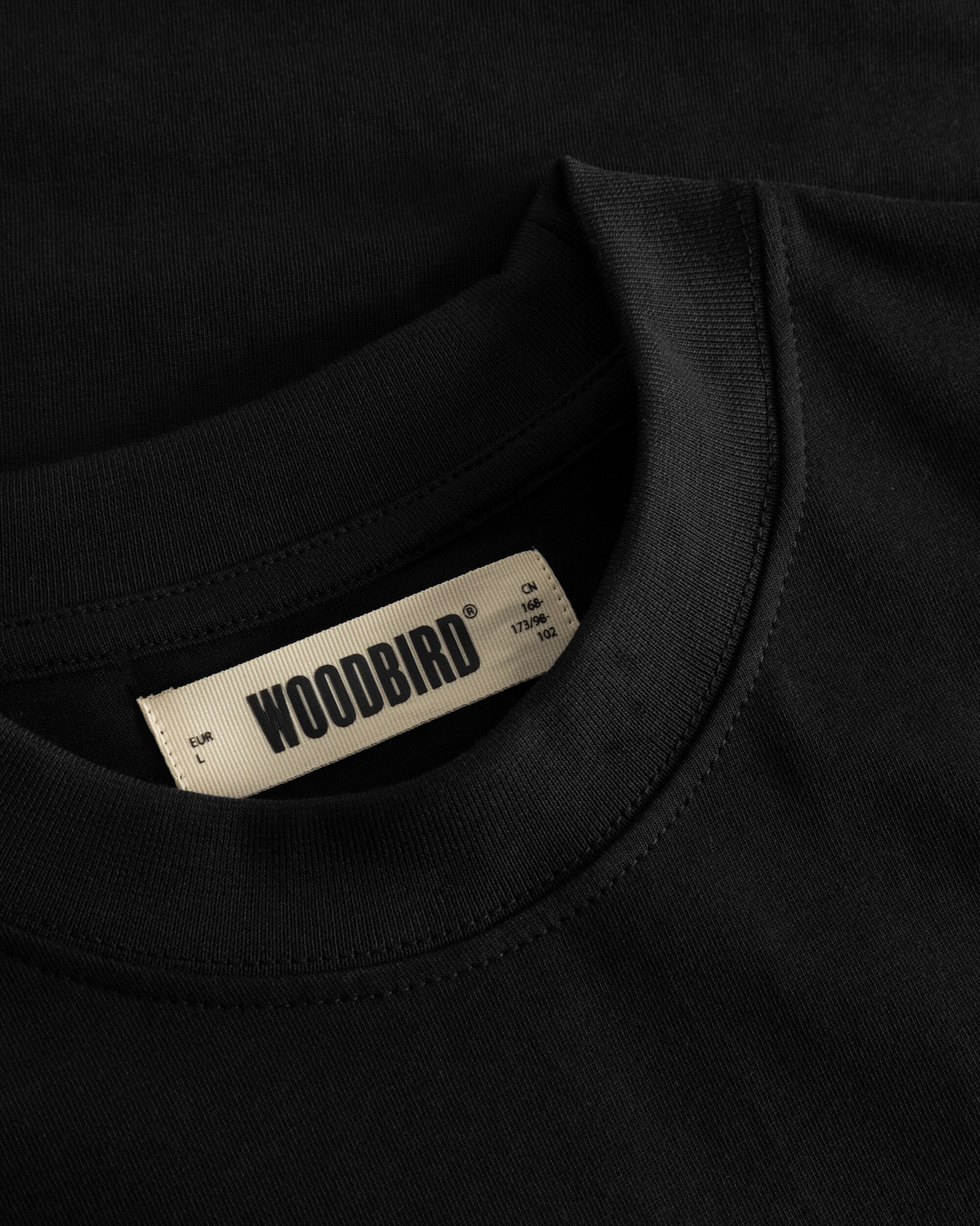 Woodbird WBBeam Sesam tee T-Shirts Black