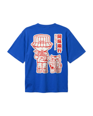 Woodbird WBBeam Sesam tee T-Shirts Cobalt Blue