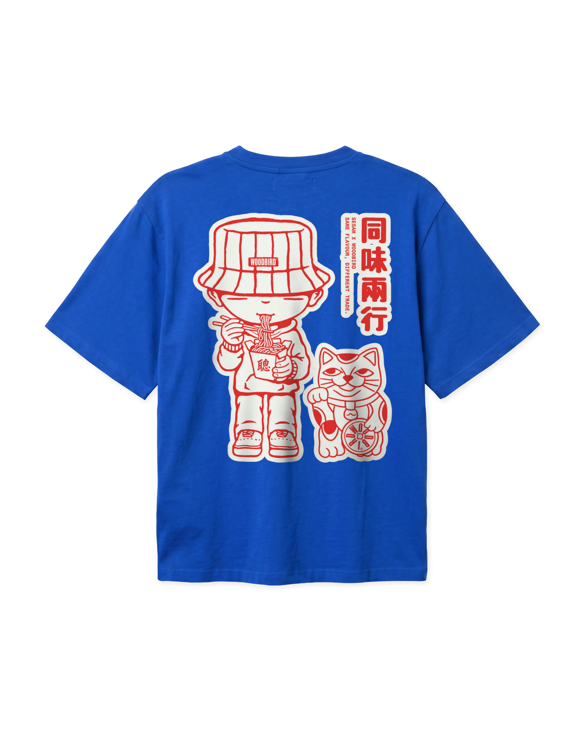 Woodbird WBBeam Sesam tee T-Shirts Cobalt Blue