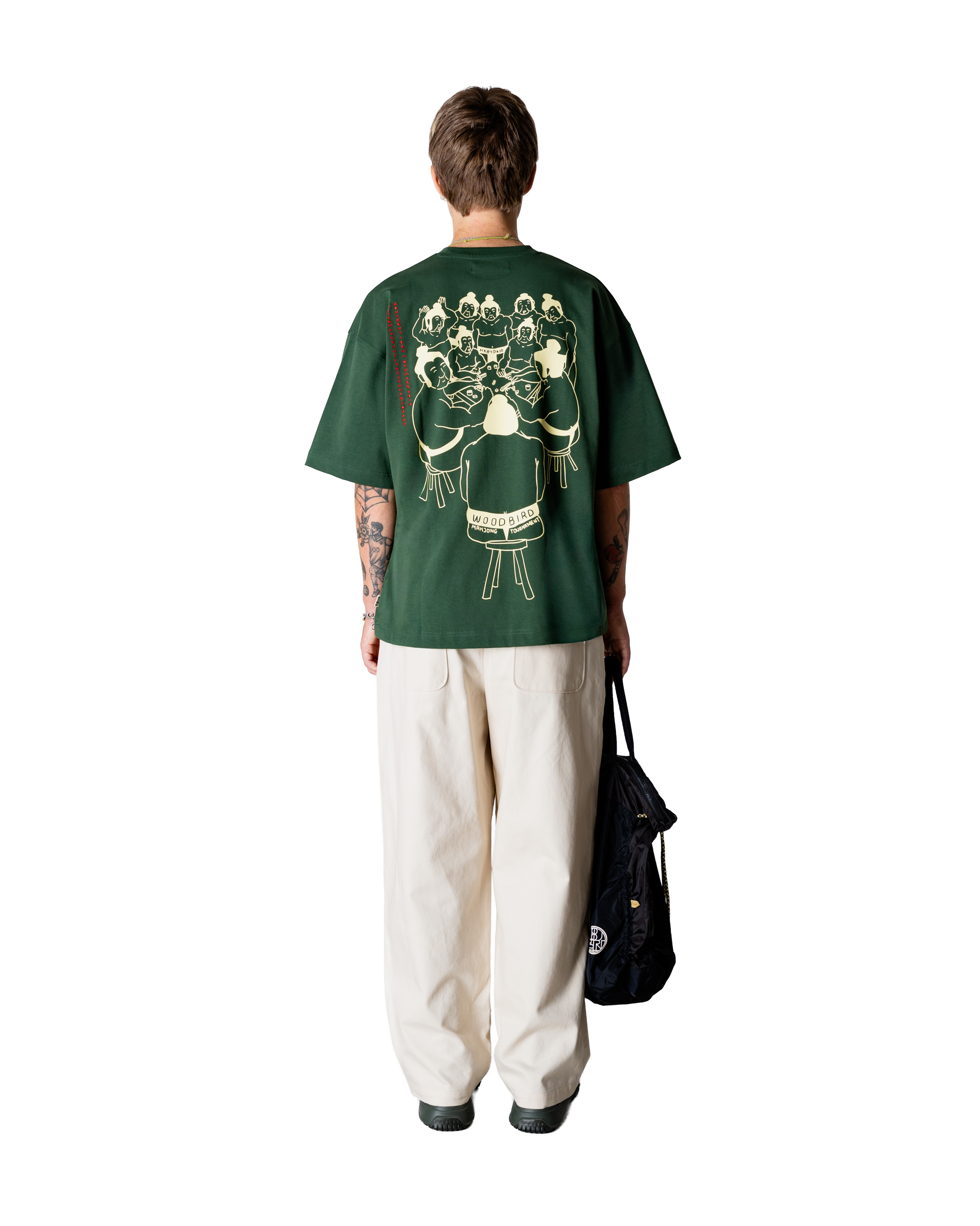 Woodbird WBBeam Suma Tee T-Shirts Pine Green