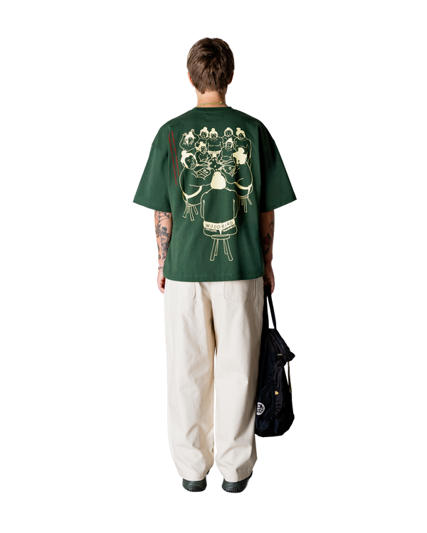 Woodbird WBBeam Suma Tee T-Shirts Pine Green