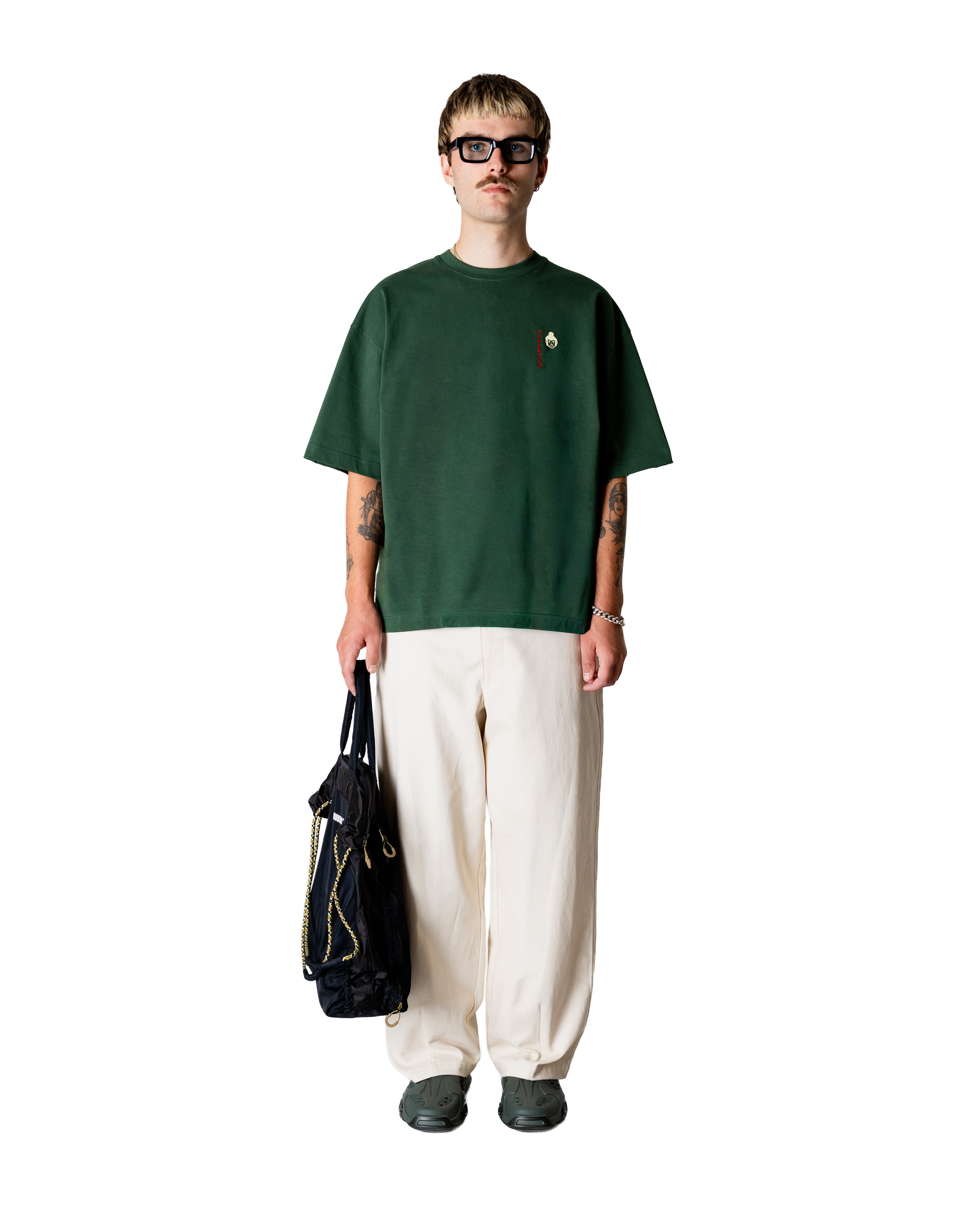 Woodbird WBBeam Suma Tee T-Shirts Pine Green