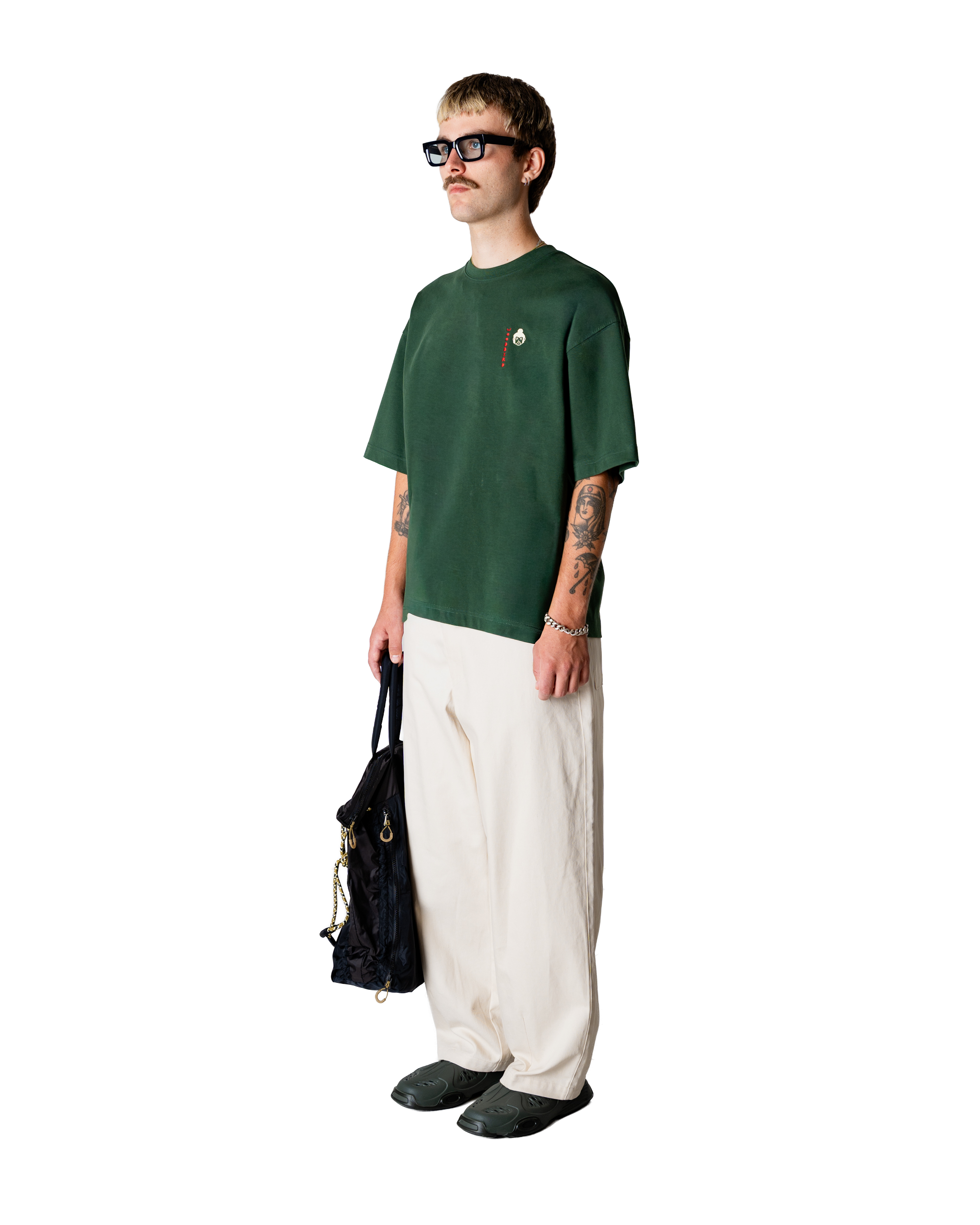 Woodbird WBBeam Suma Tee T-Shirts Pine Green