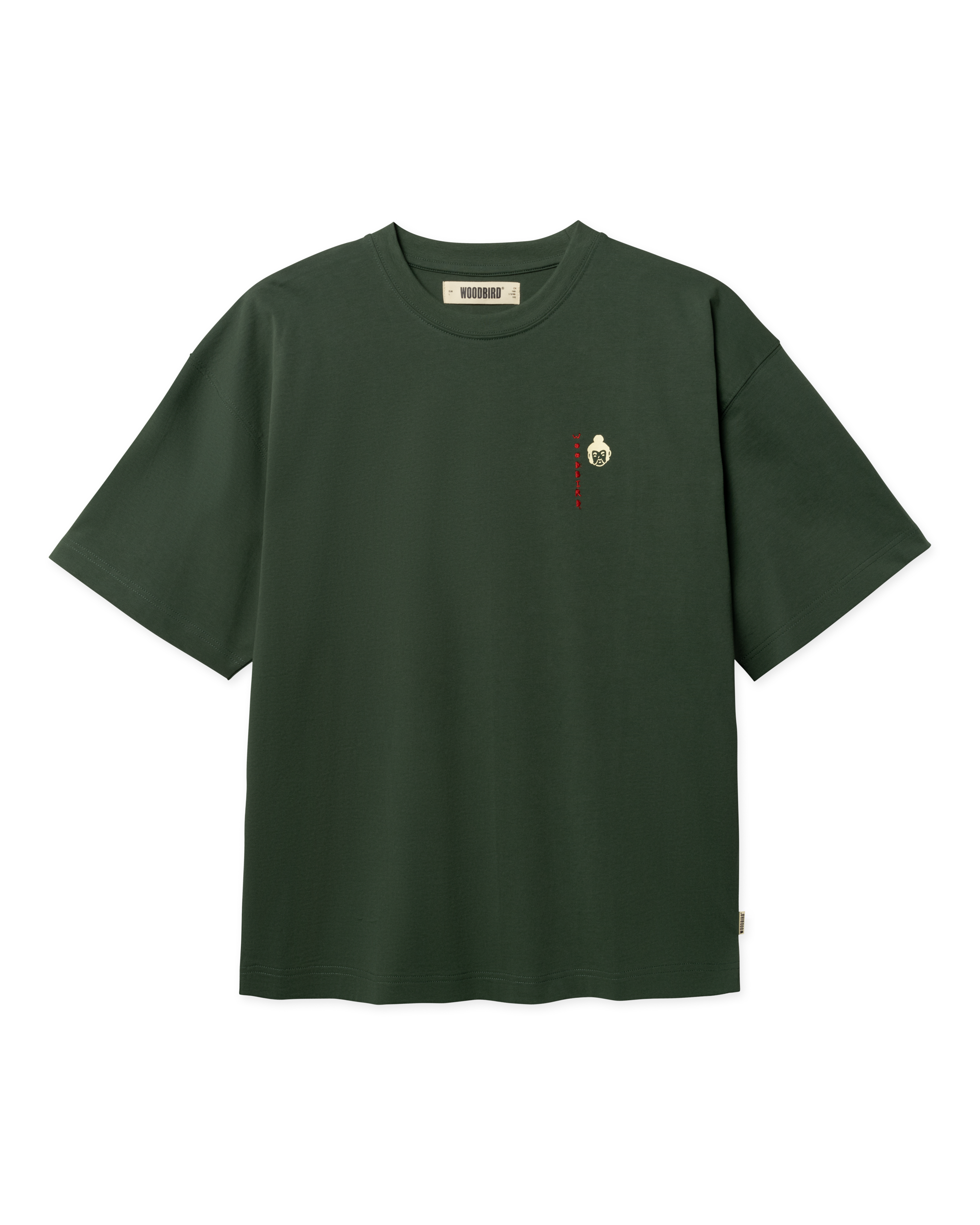 Woodbird WBBeam Suma Tee T-Shirts Pine Green